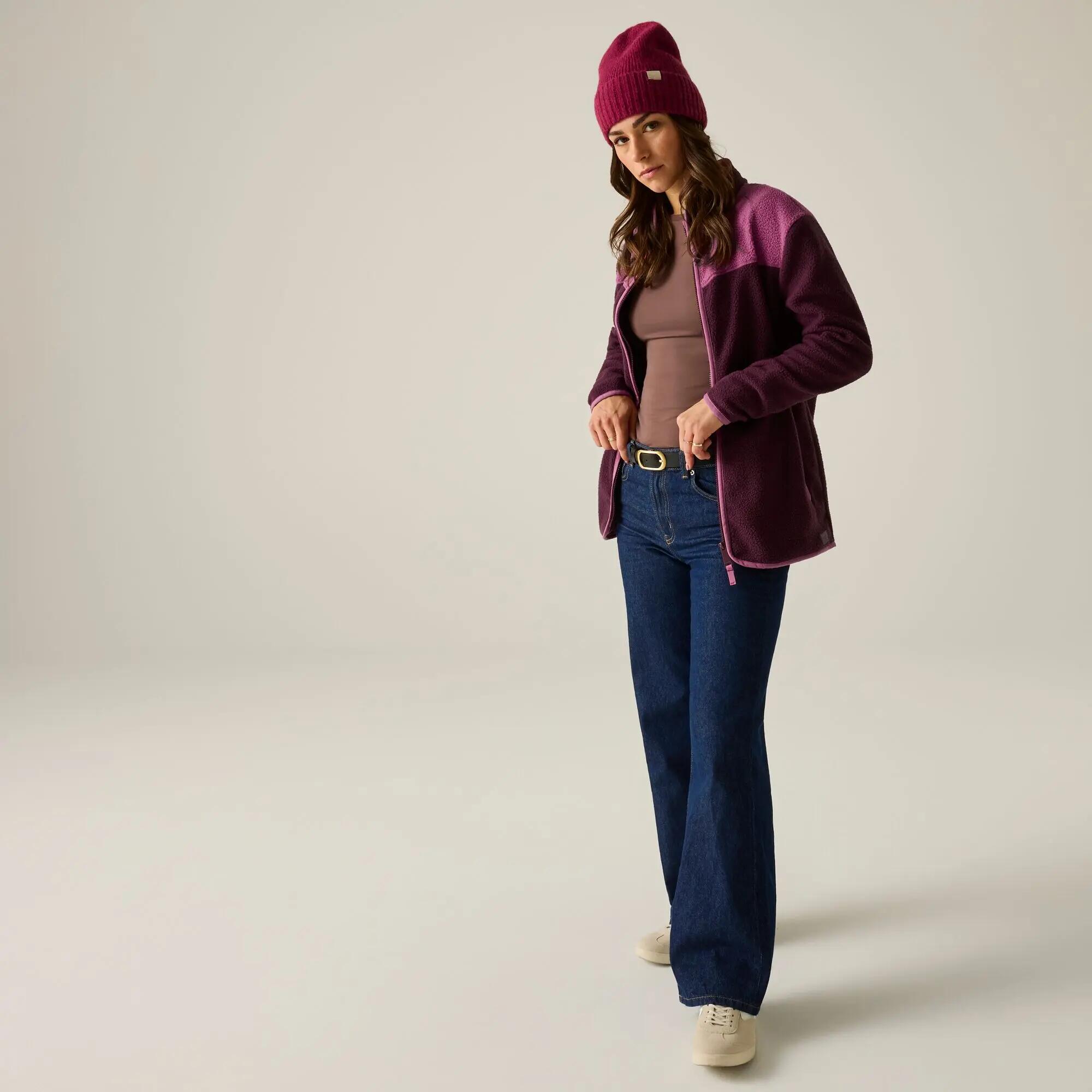 Felpa da donna con zip intera Frankie Borg 5/10