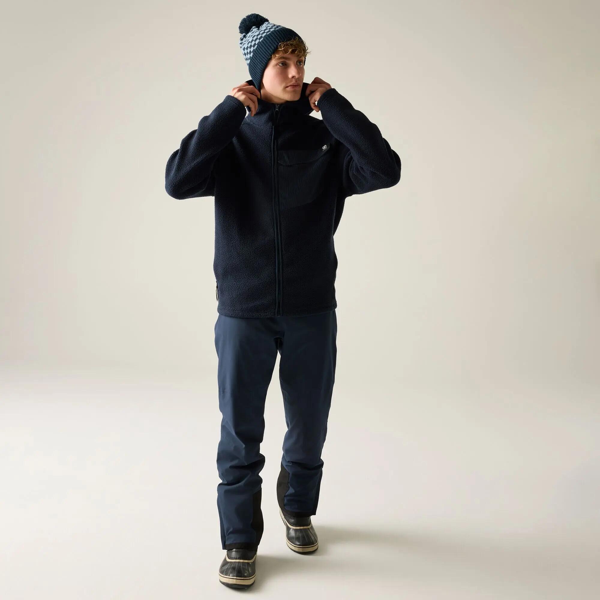 Męski polar z kapturem Borg 3/12