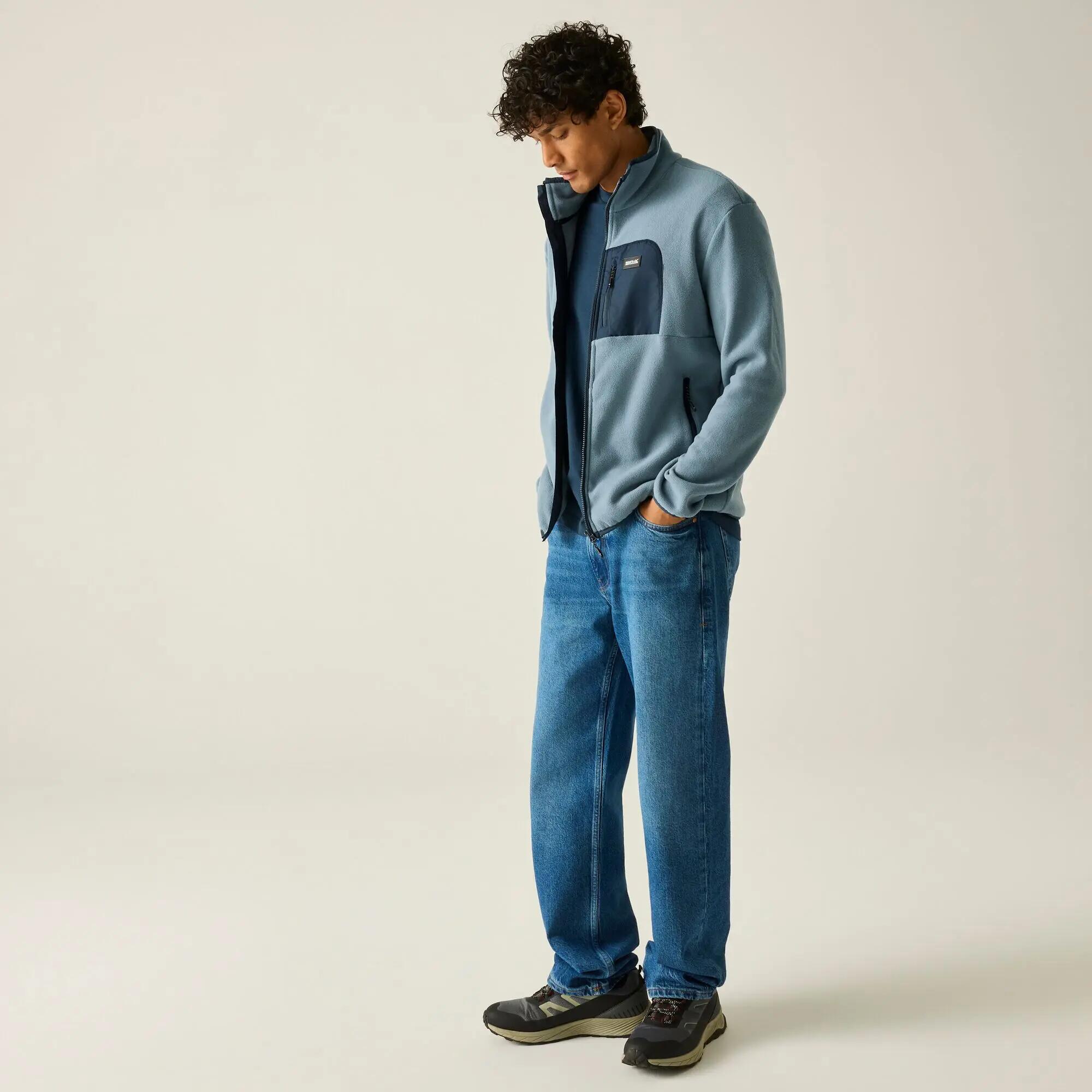 Frankie fleece fleece voor heren met volledige ritssluiting 2/10