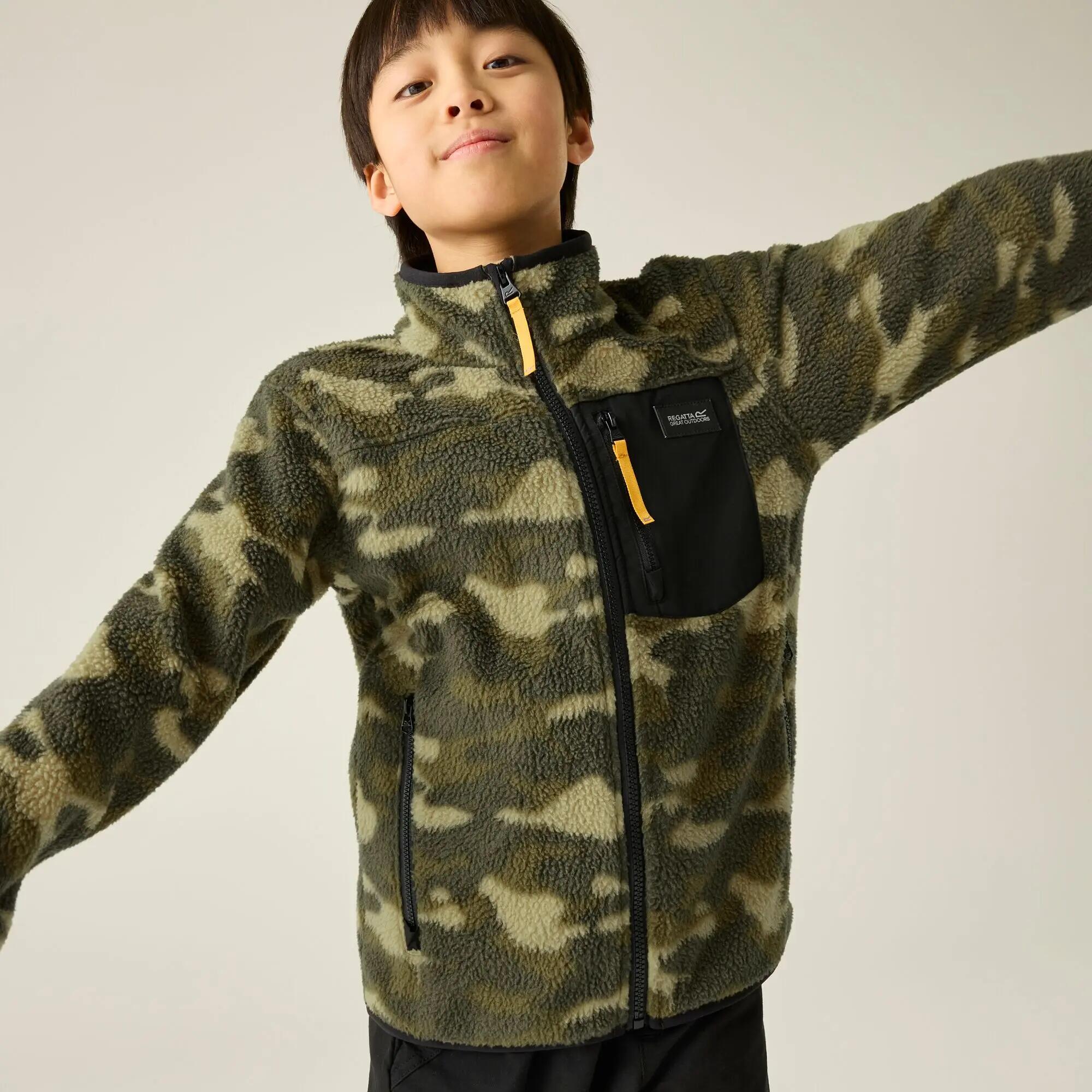 Pile caldo con zip integrale Frankie per bambini 4/10