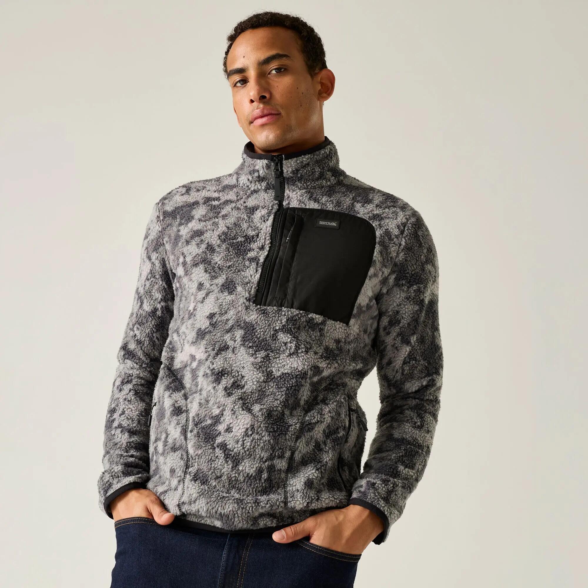Polaire à demi-zip Frankie Borg pour homme 4/10