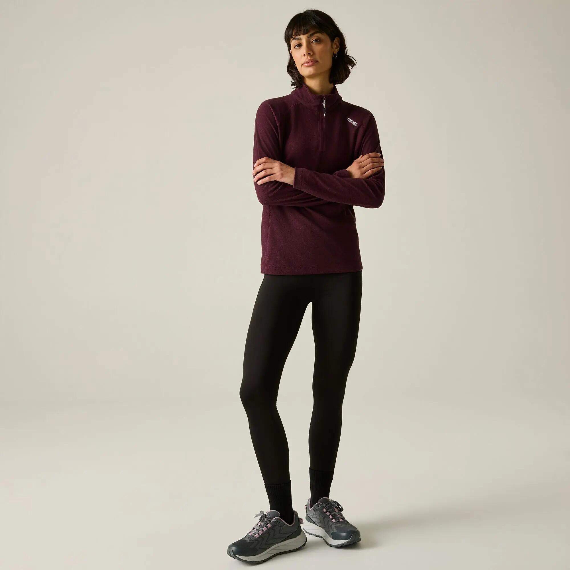 Montes Womens Lightweight Half-Zip Hiking Fleece 3/9