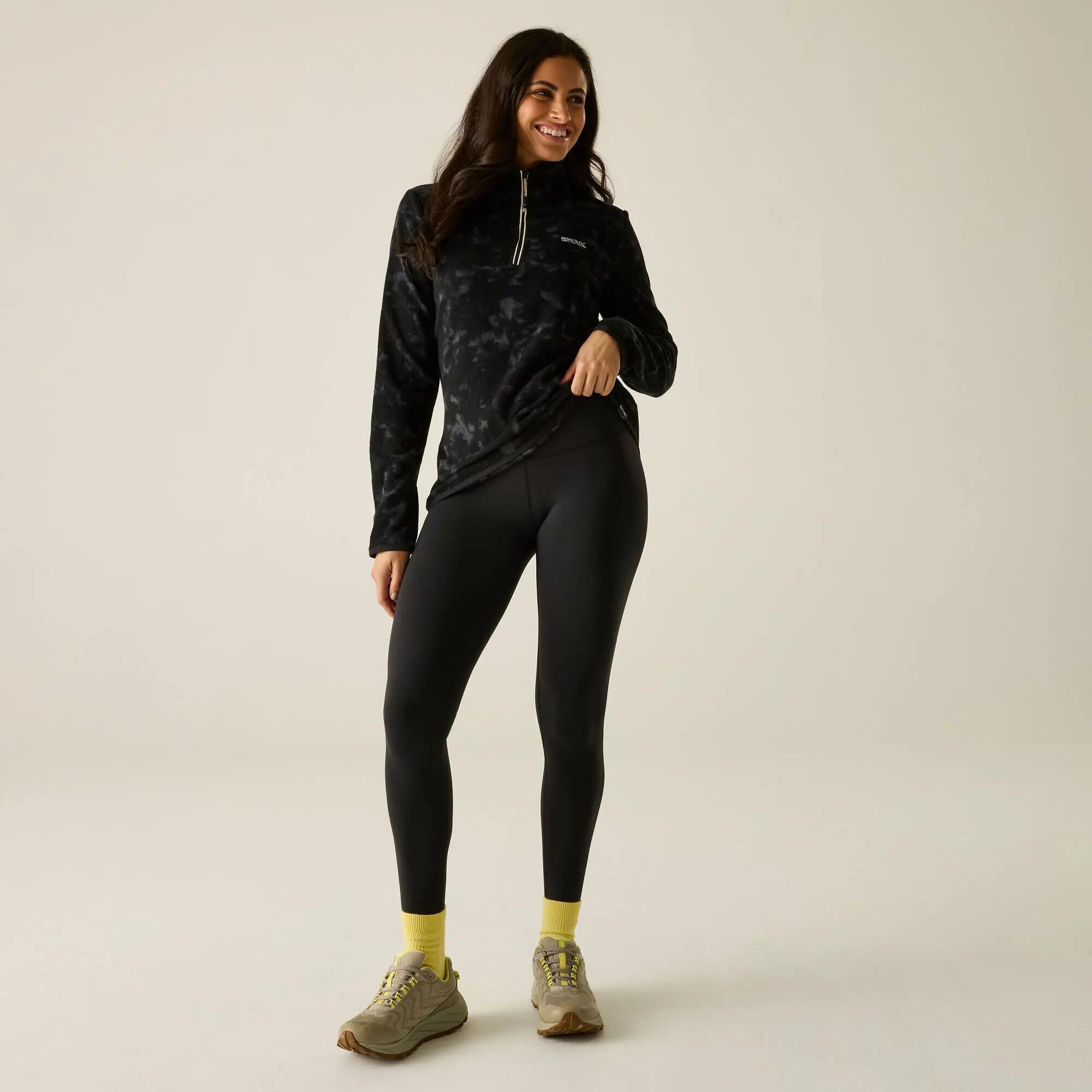 Dames Margot fleecevest met halve rits 3/5