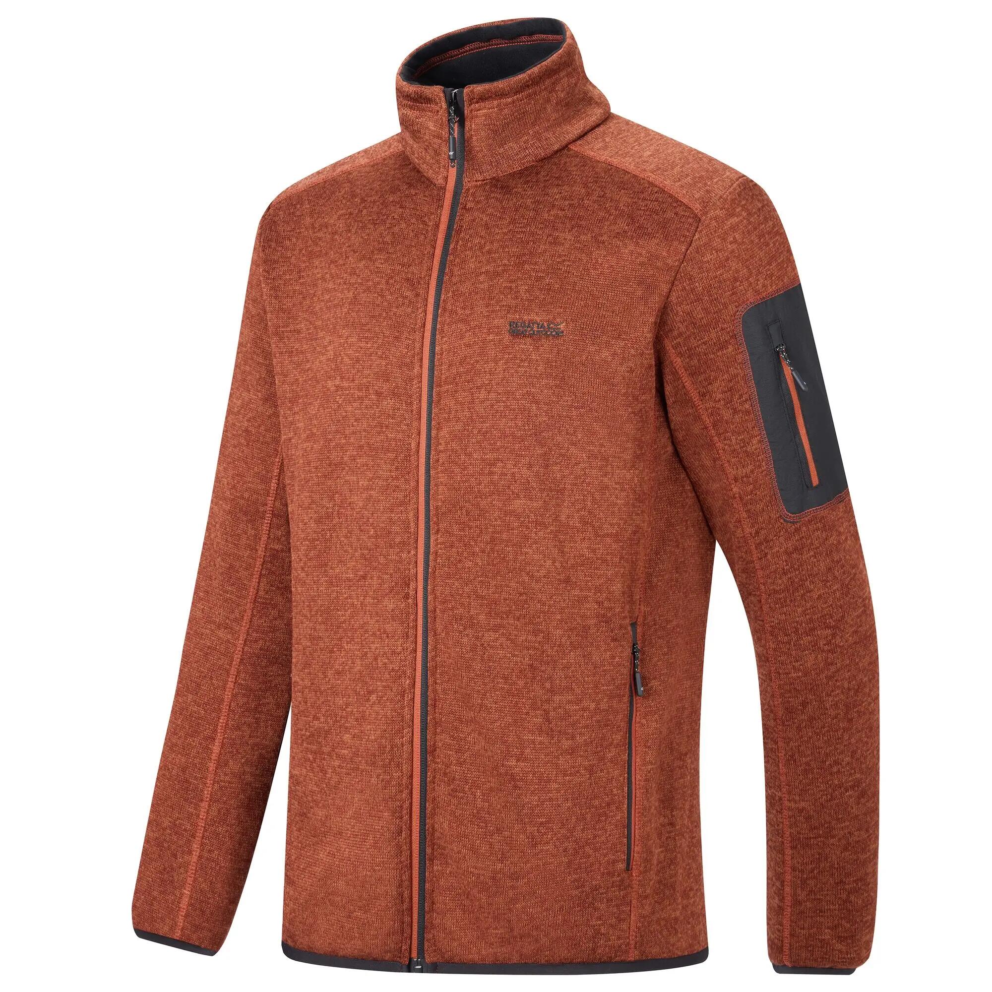 Felpa isolante da uomo Newhill in stretch con zip completa 8/10