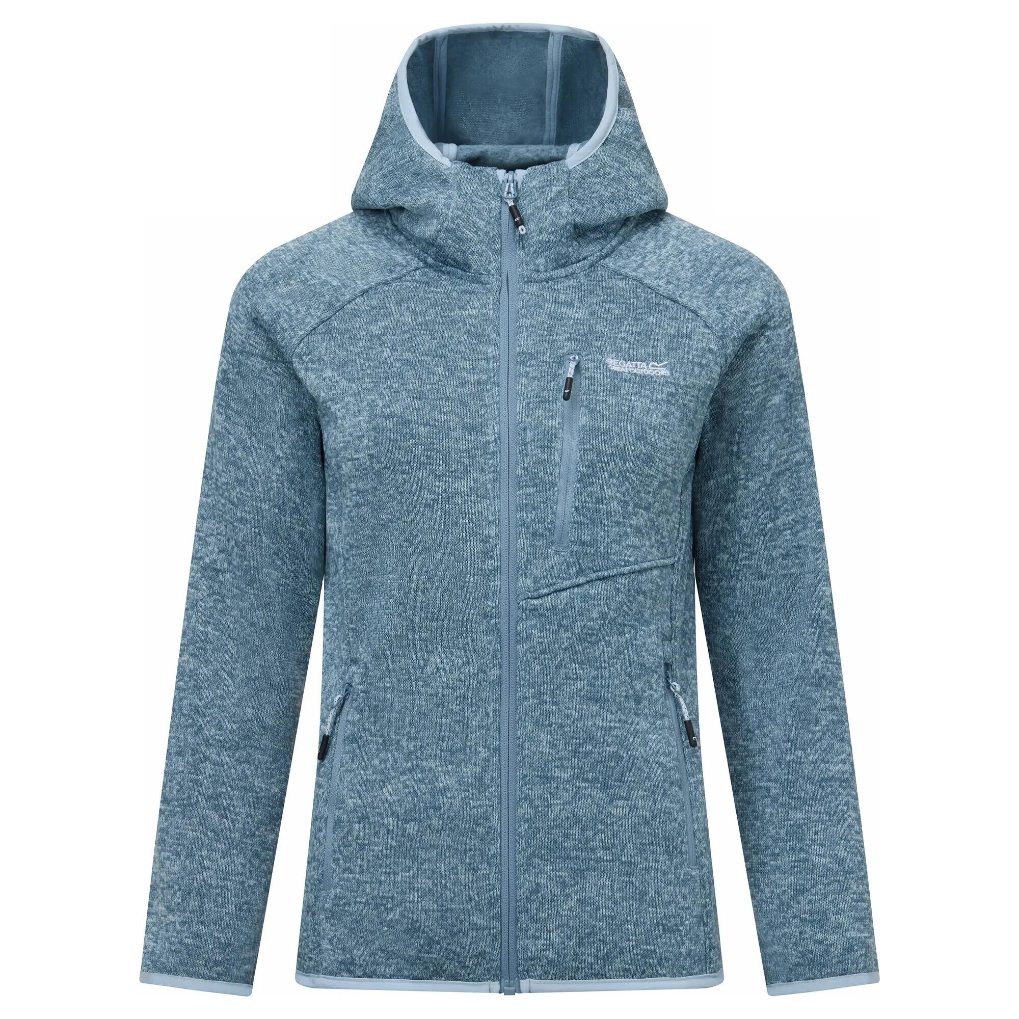 Felpa leggera con cappuccio e zip completa da donna Newhill 7/10