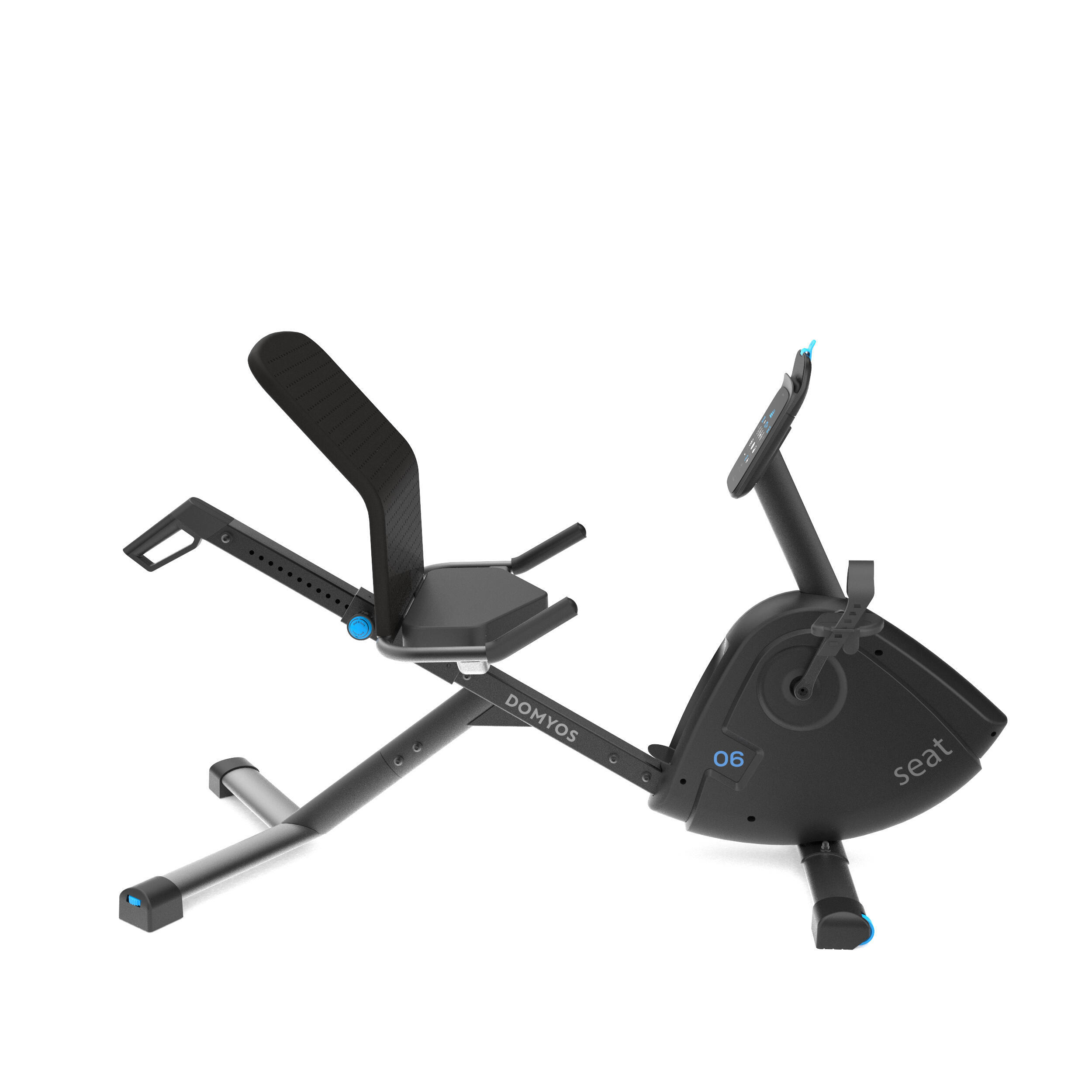 Tweedehands Half liggende hometrainer Domyos EB Seat connected 4/5