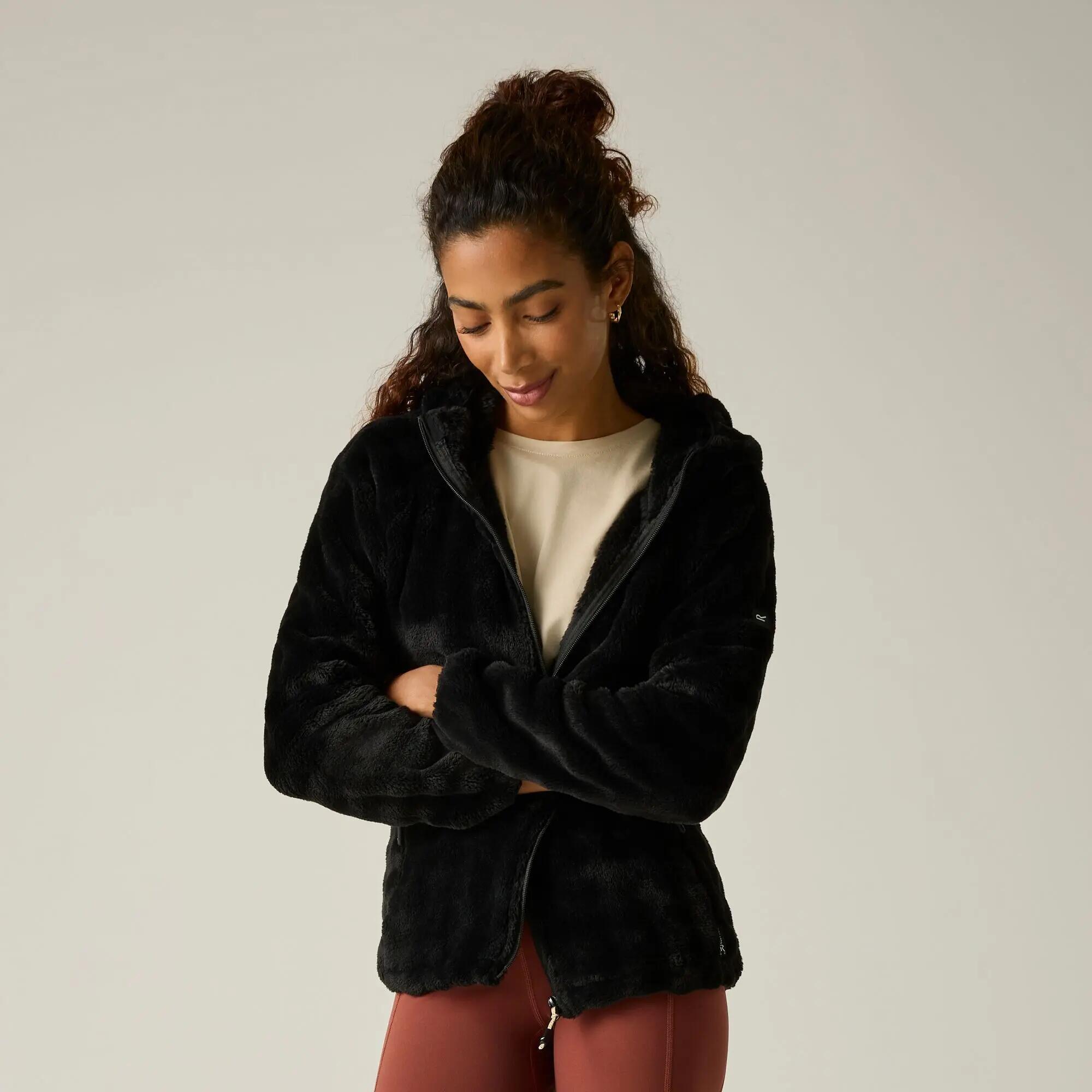 Felpa con cappuccio e zip intera da donna Endra 5/10