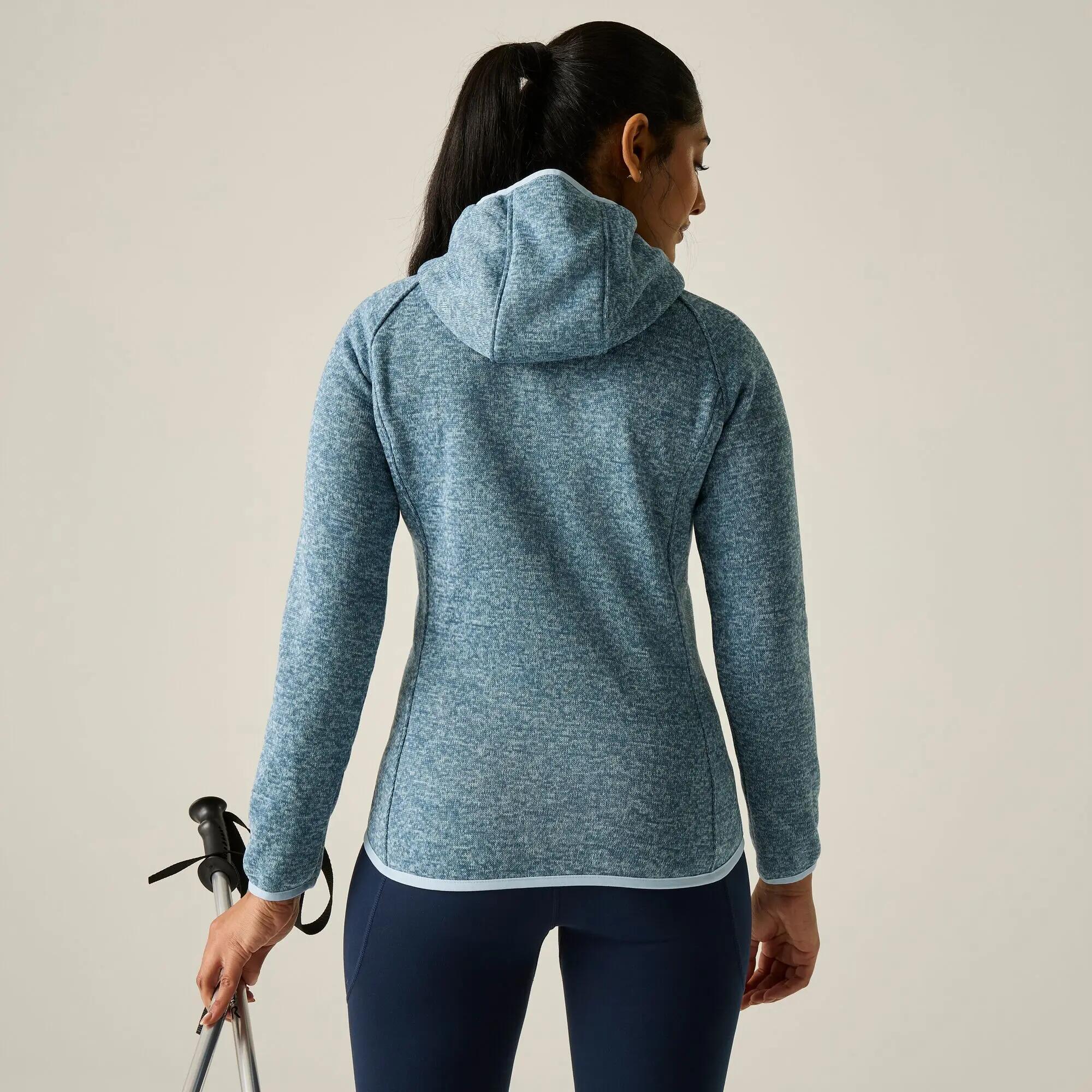 Felpa leggera con cappuccio e zip completa da donna Newhill 3/10