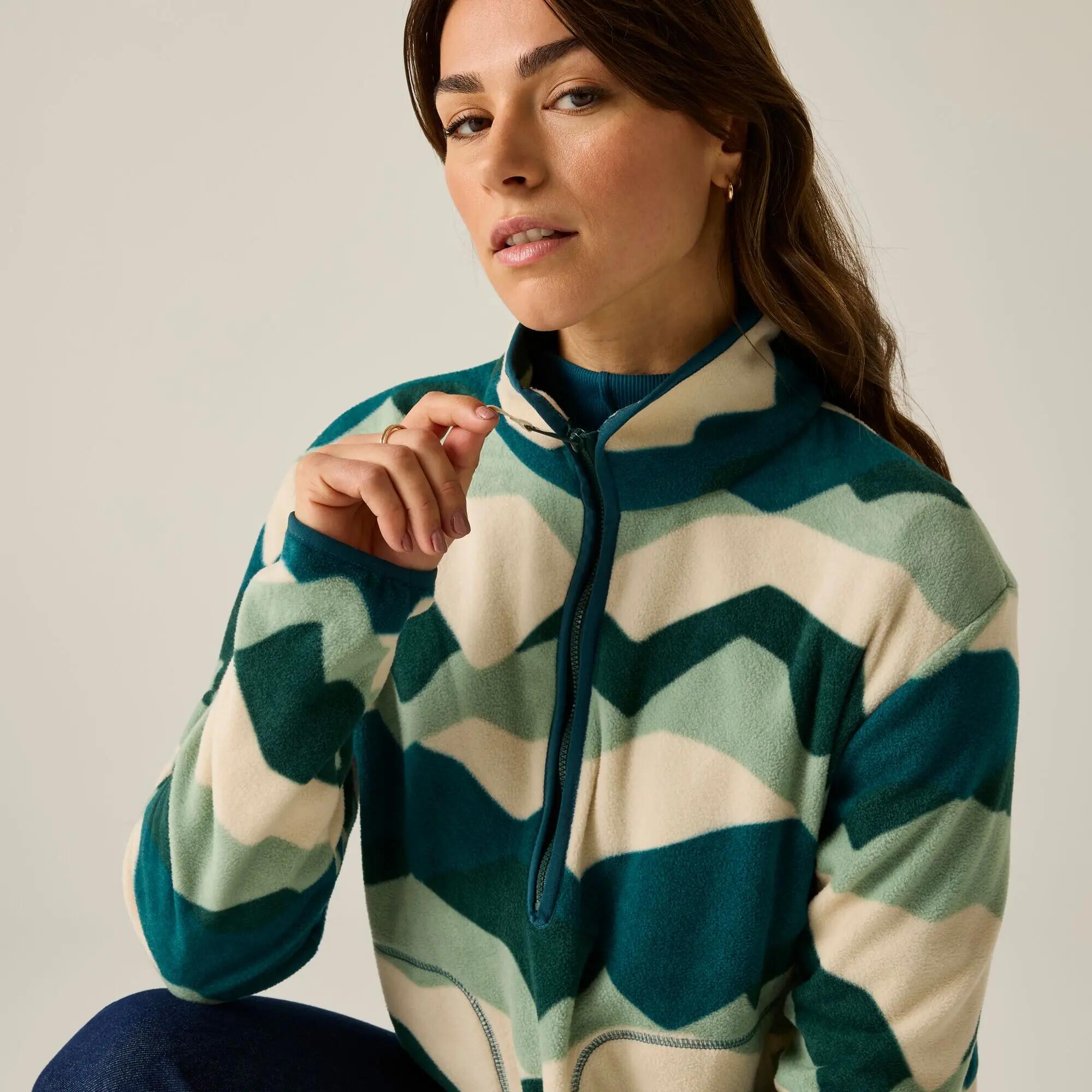 Sudadera polar con media cremallera Frankie para mujer 5/11
