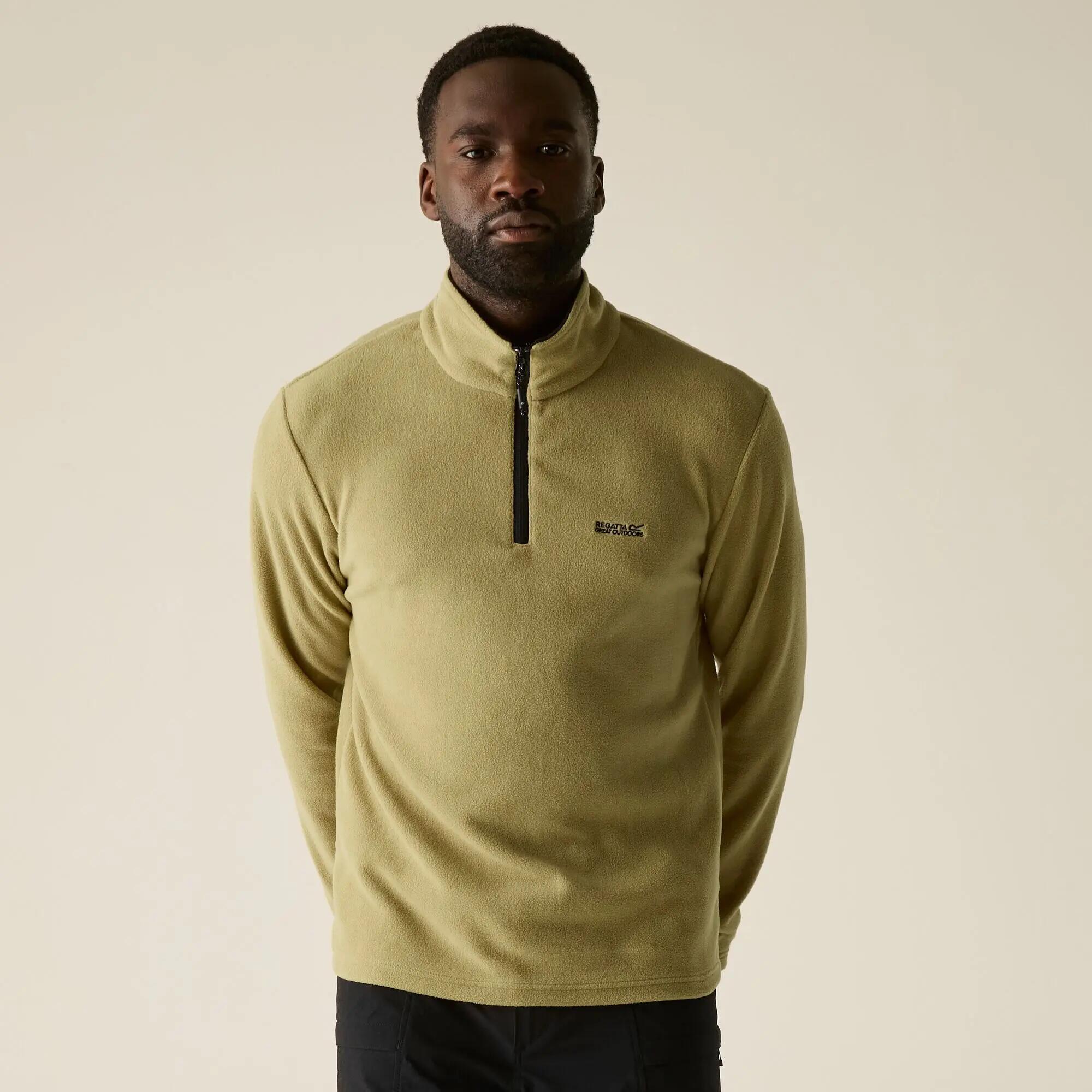 Thompson Homme Lightweight Half Zip Hiking Fleece 2/9