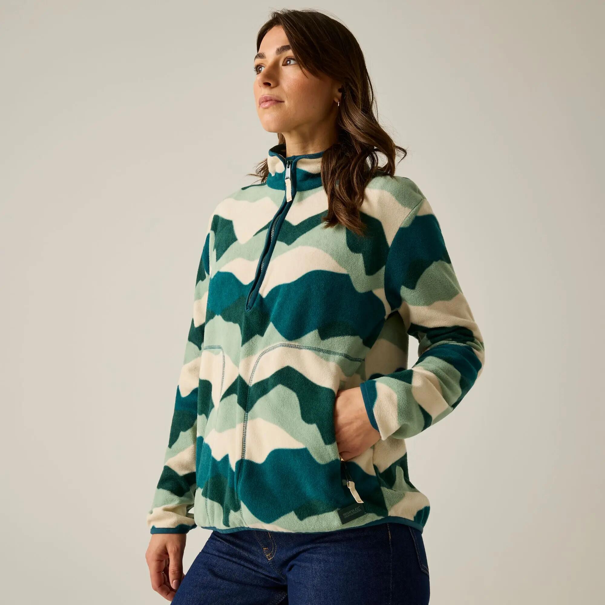 Sudadera polar con media cremallera Frankie para mujer 4/11