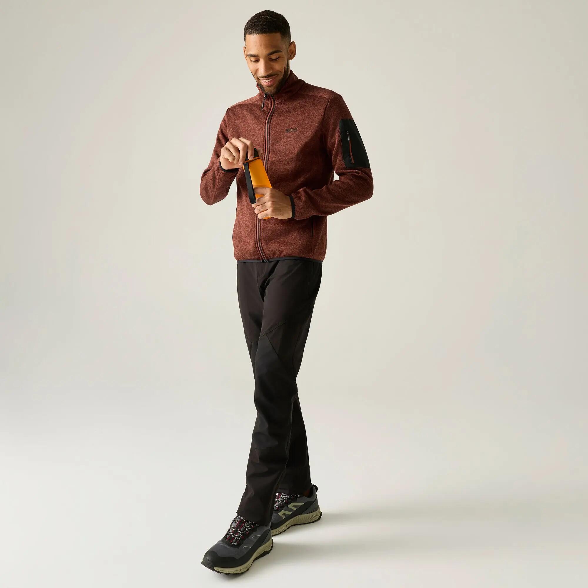 Felpa isolante da uomo Newhill in stretch con zip completa 2/10