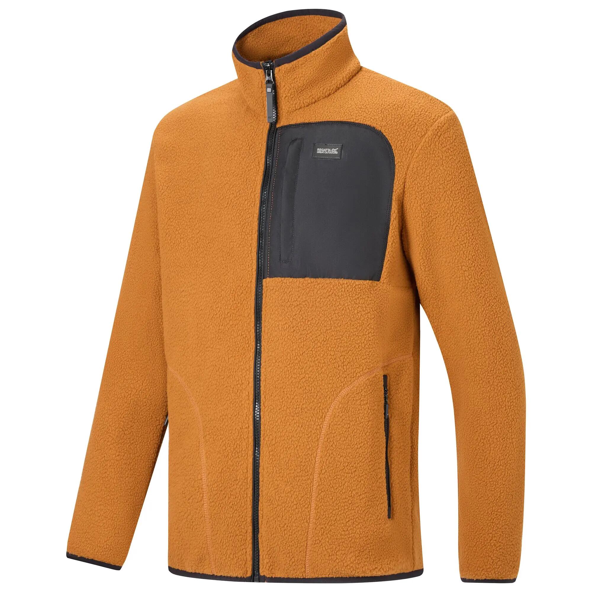Frankie Borg Herren-Fleecejacke mit durchgehendem Reißverschluss 8/10