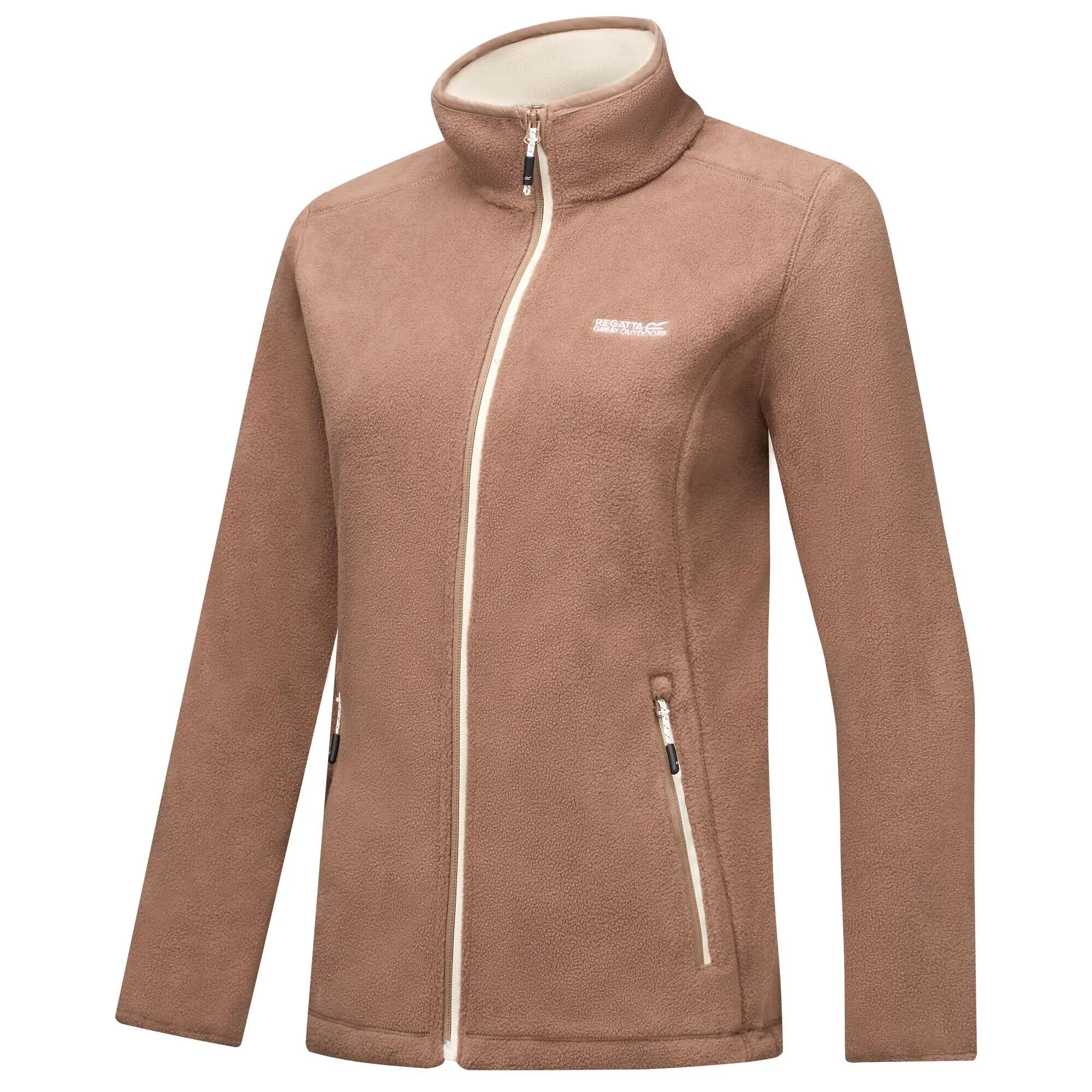 Fleece Wandelen Dames Hoge Kraag Ritszakken Floreo Iv 8/10
