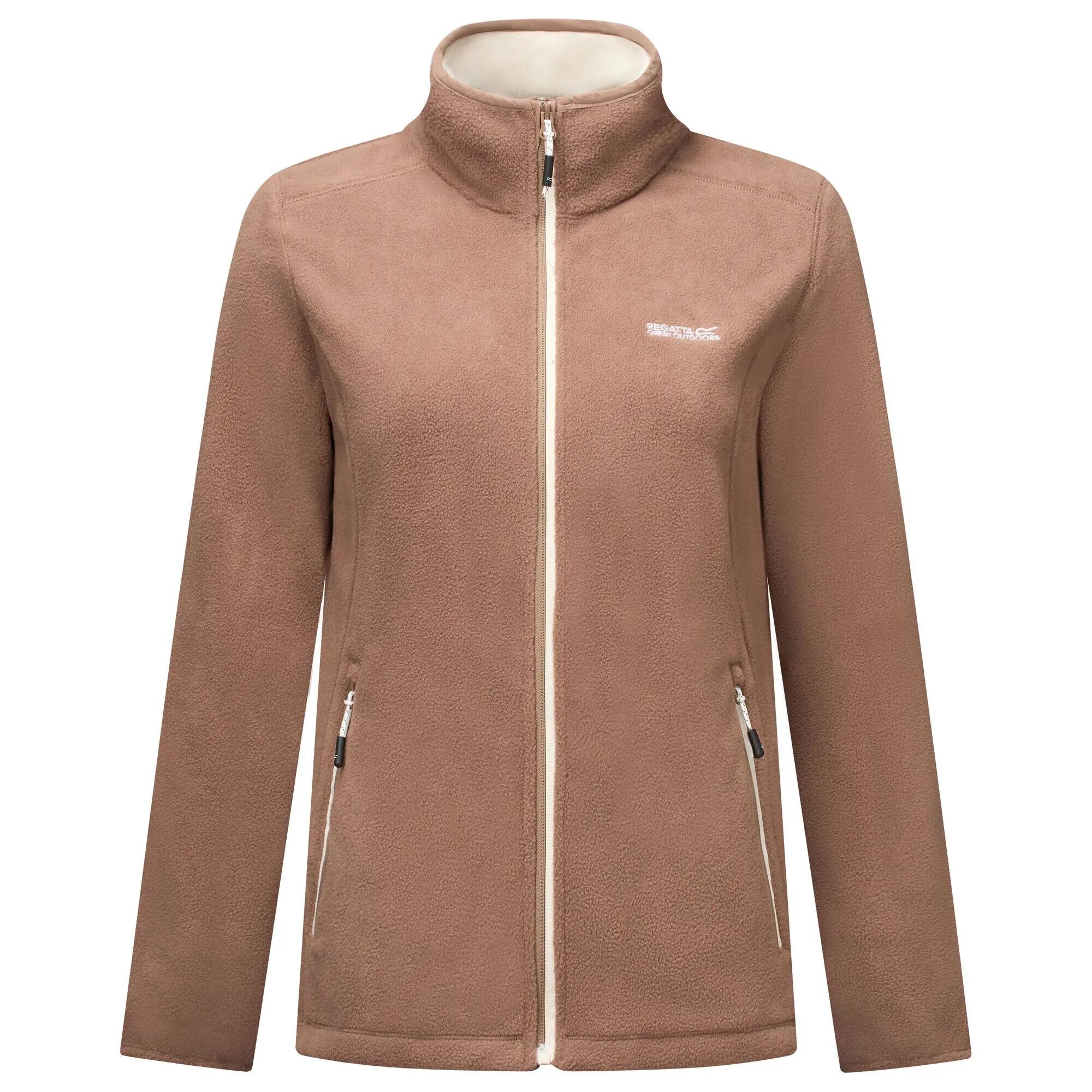Fleece Wandelen Dames Hoge Kraag Ritszakken Floreo Iv 7/10