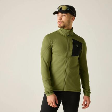 Venture Herren-Stretch-Midlayer mit durchgehendem Reißverschluss
