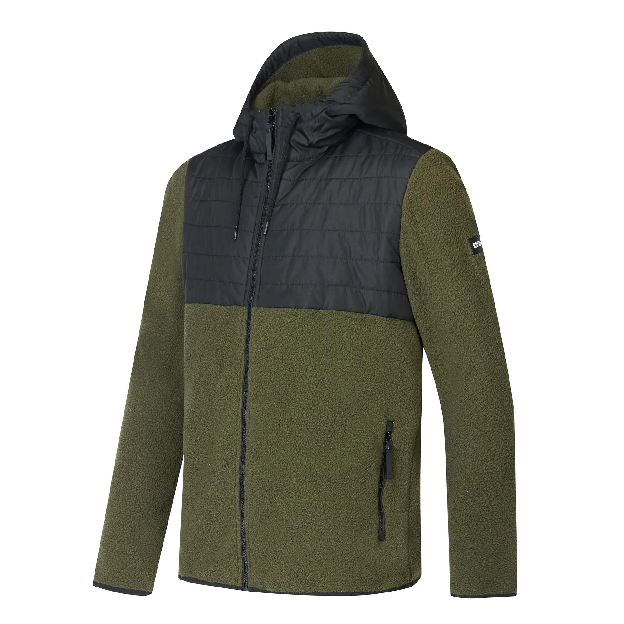 Frankie Borg Hybrid fleecevest met volledige ritssluiting voor heren 9/11