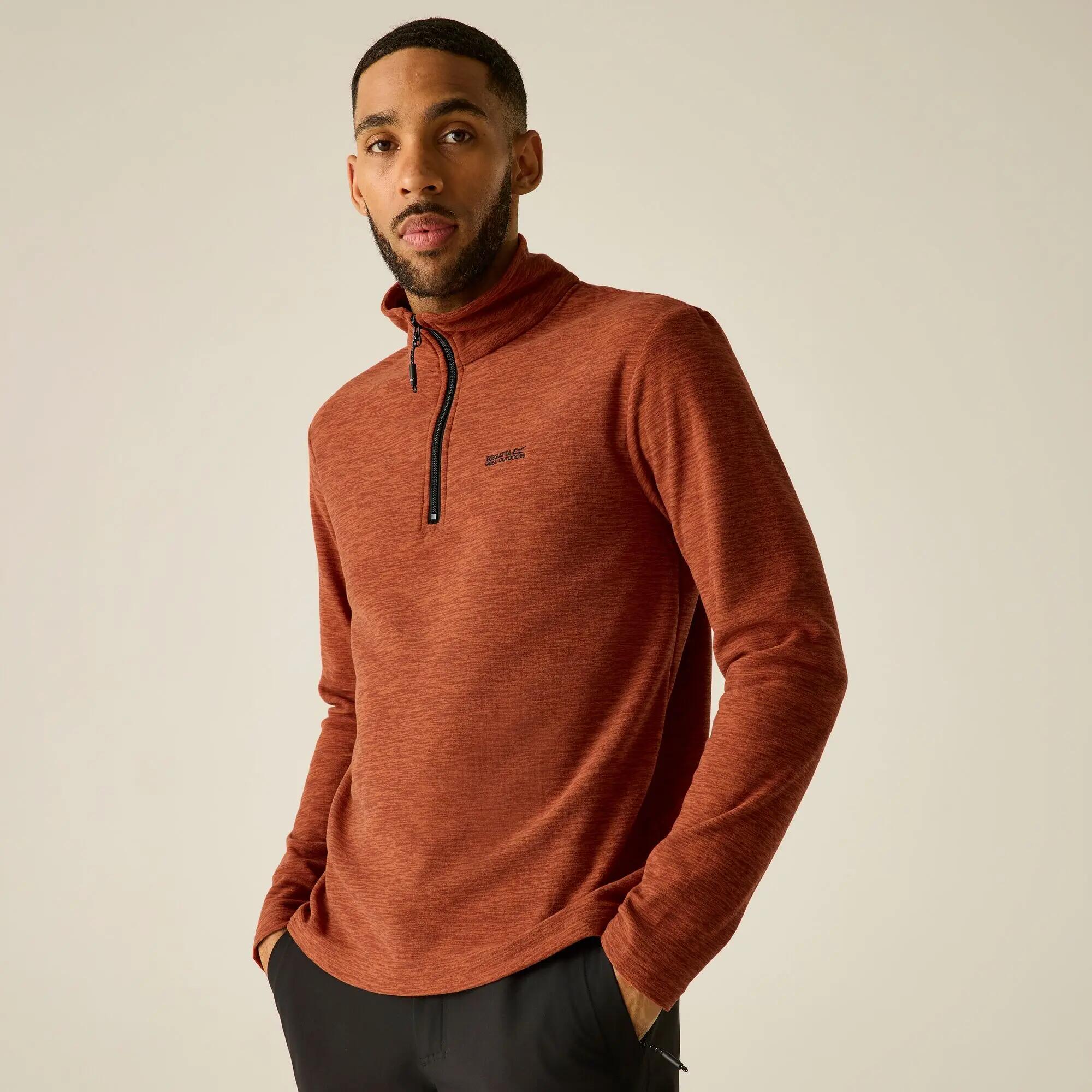 Mens Thompson Marl Half Zip Fleece 6/10