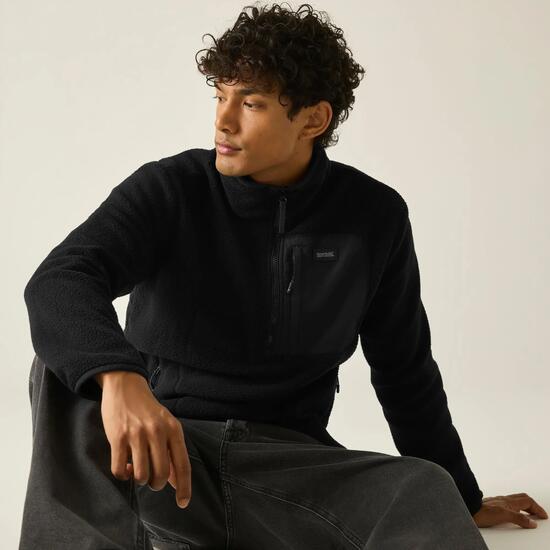 Polaire à demi-zip Frankie Borg pour homme