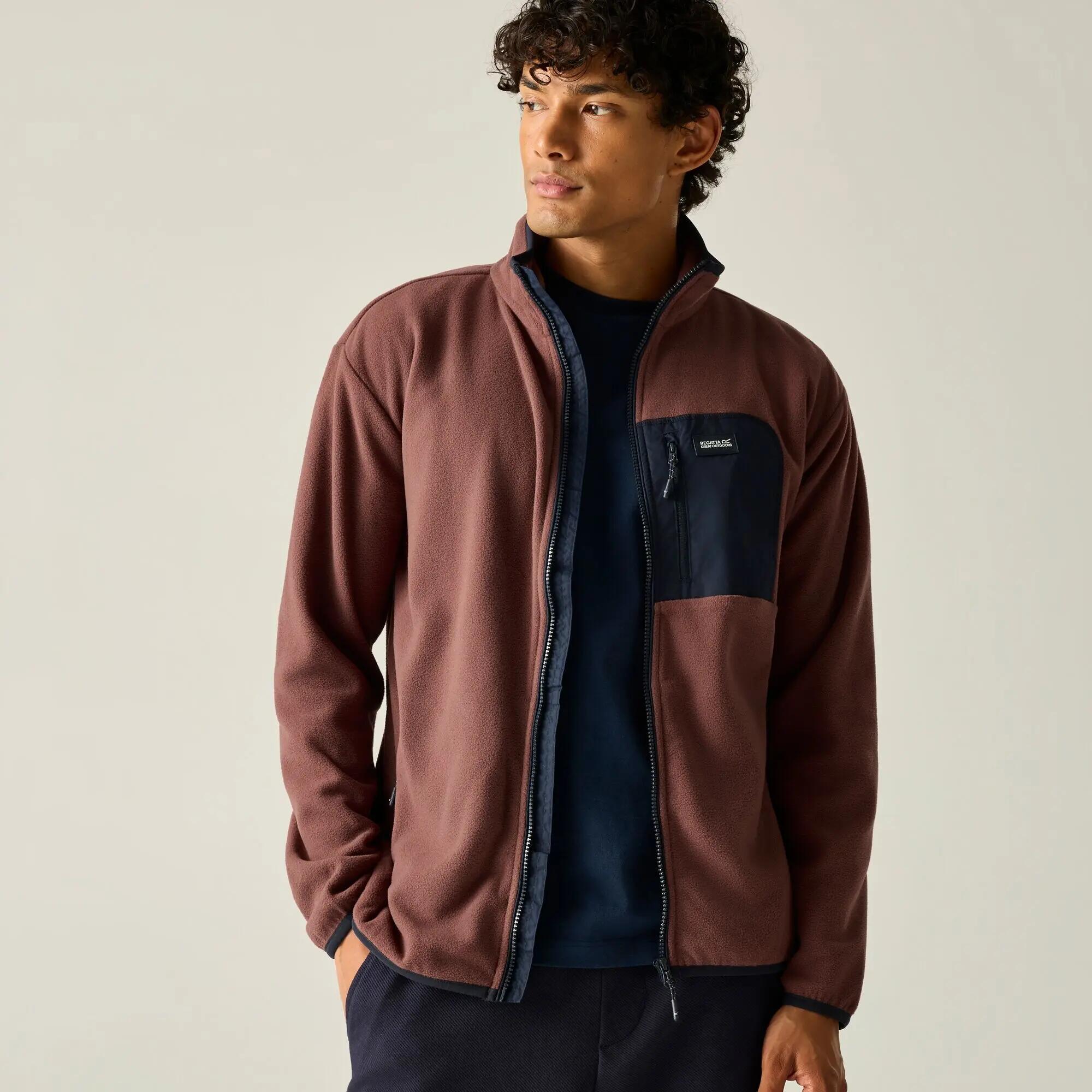 Frankie fleece fleece voor heren met volledige ritssluiting 7/11