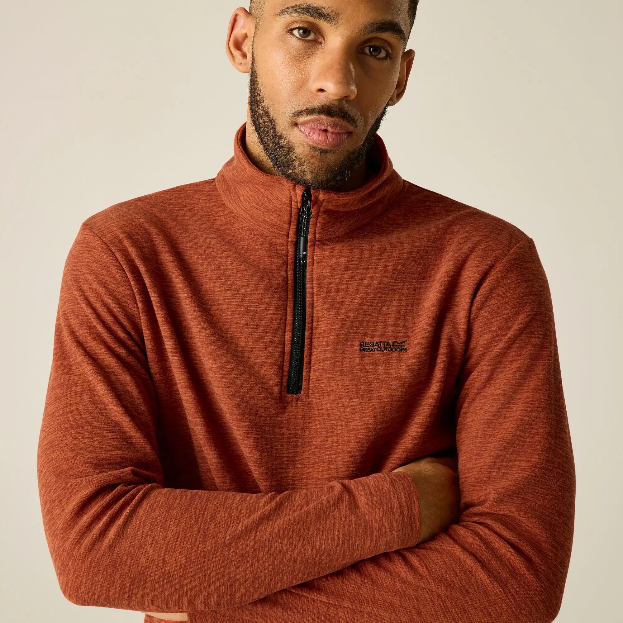 Mens Thompson Marl Half Zip Fleece 5/10