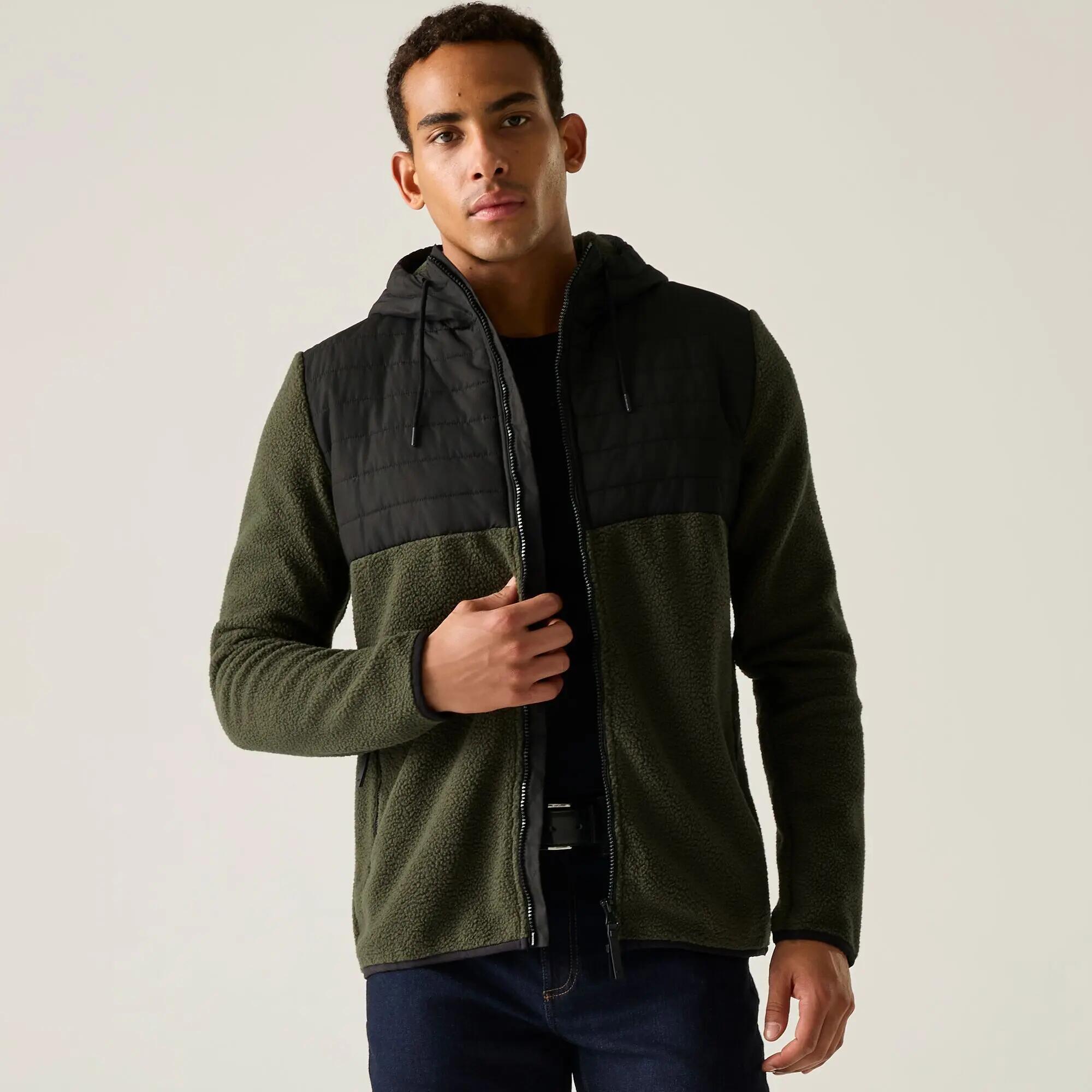 Frankie Borg Hybrid fleecevest met volledige ritssluiting voor heren 4/11