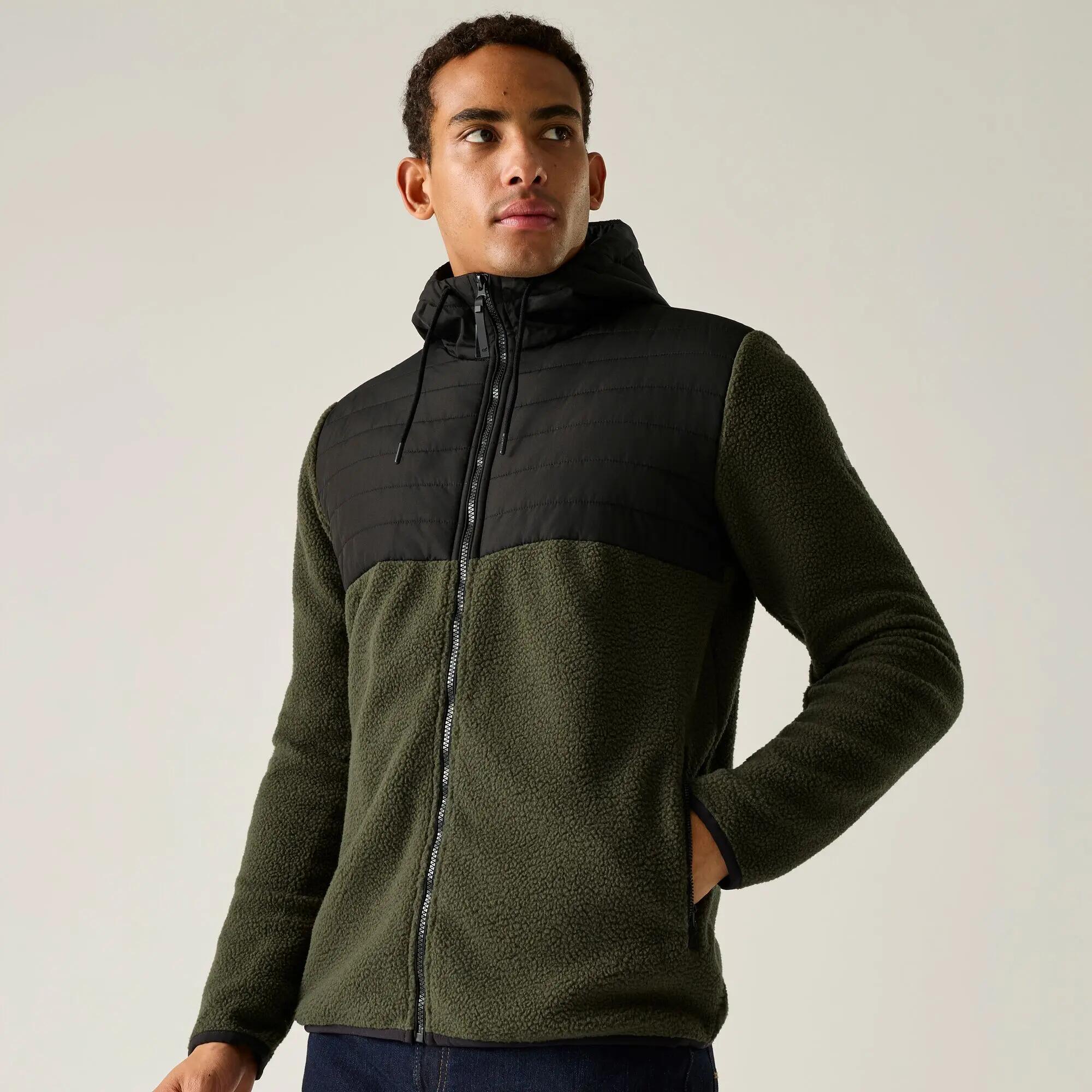 Frankie Borg Hybrid fleecevest met volledige ritssluiting voor heren 2/11