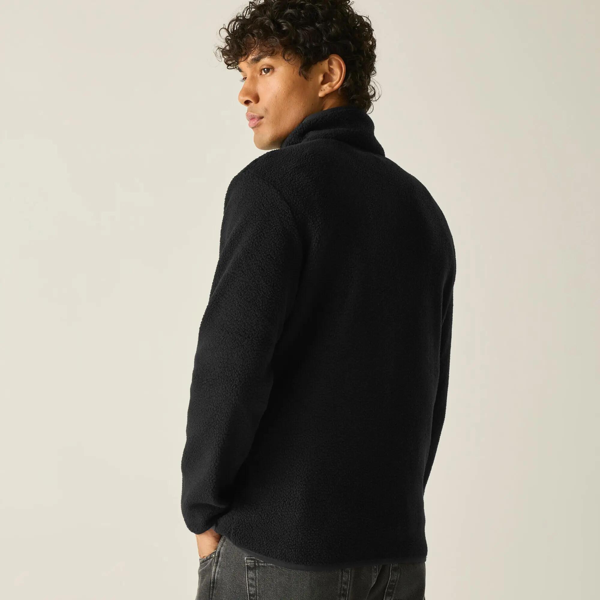 Heren Frankie Borg Half Zip Fleece 3/11