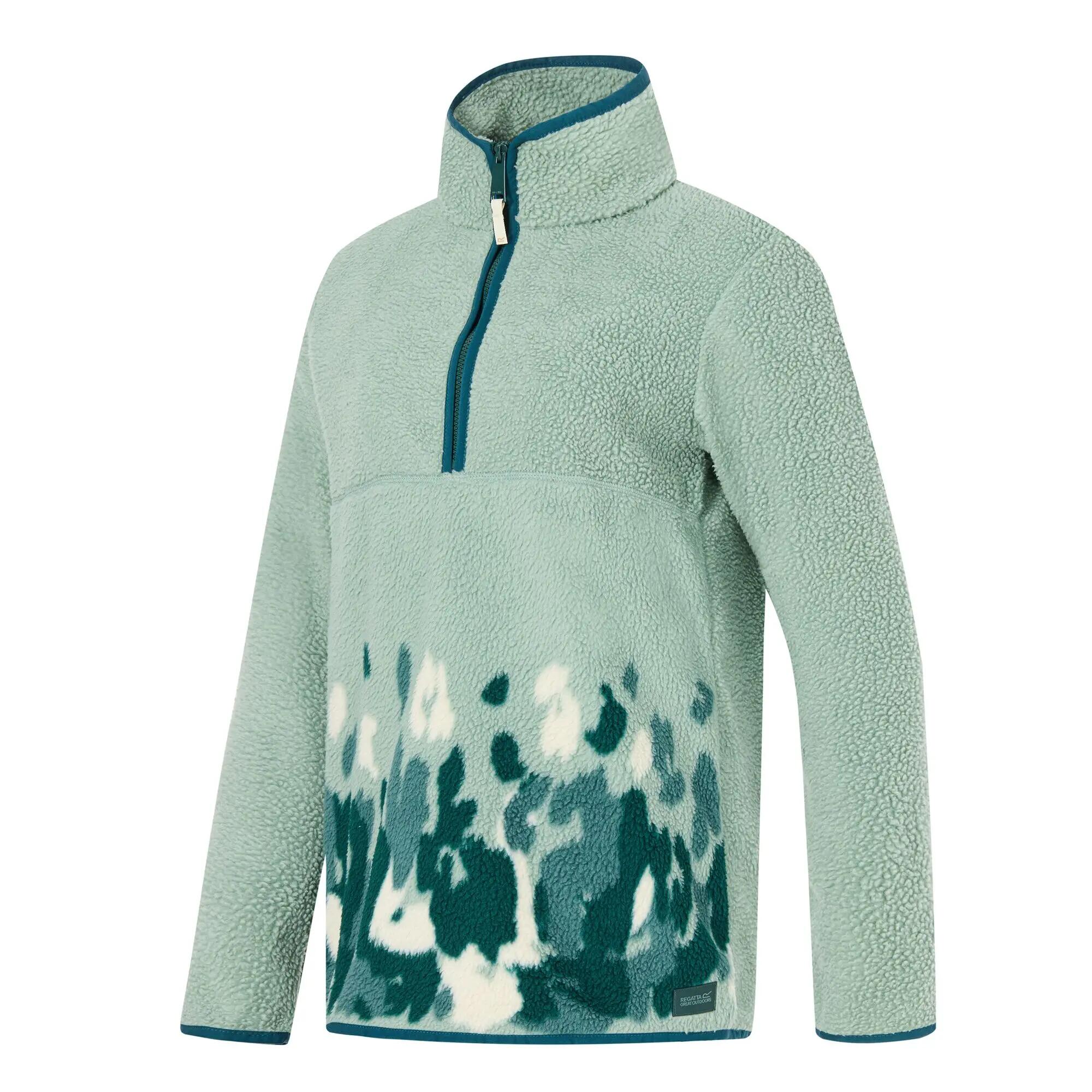 Felpa da donna Frankie Borg con mezza zip 10/12