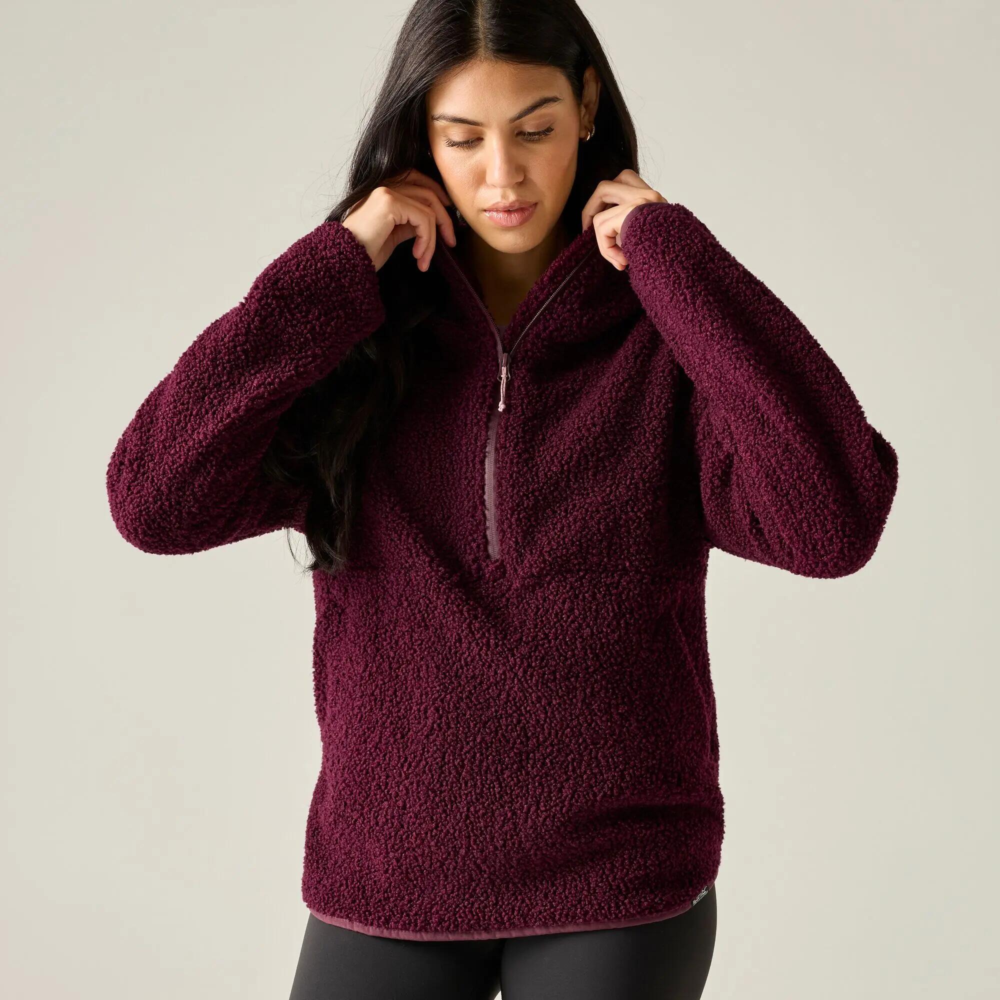 Dames Elindra Water Repellent Fleece met halve rits 5/10