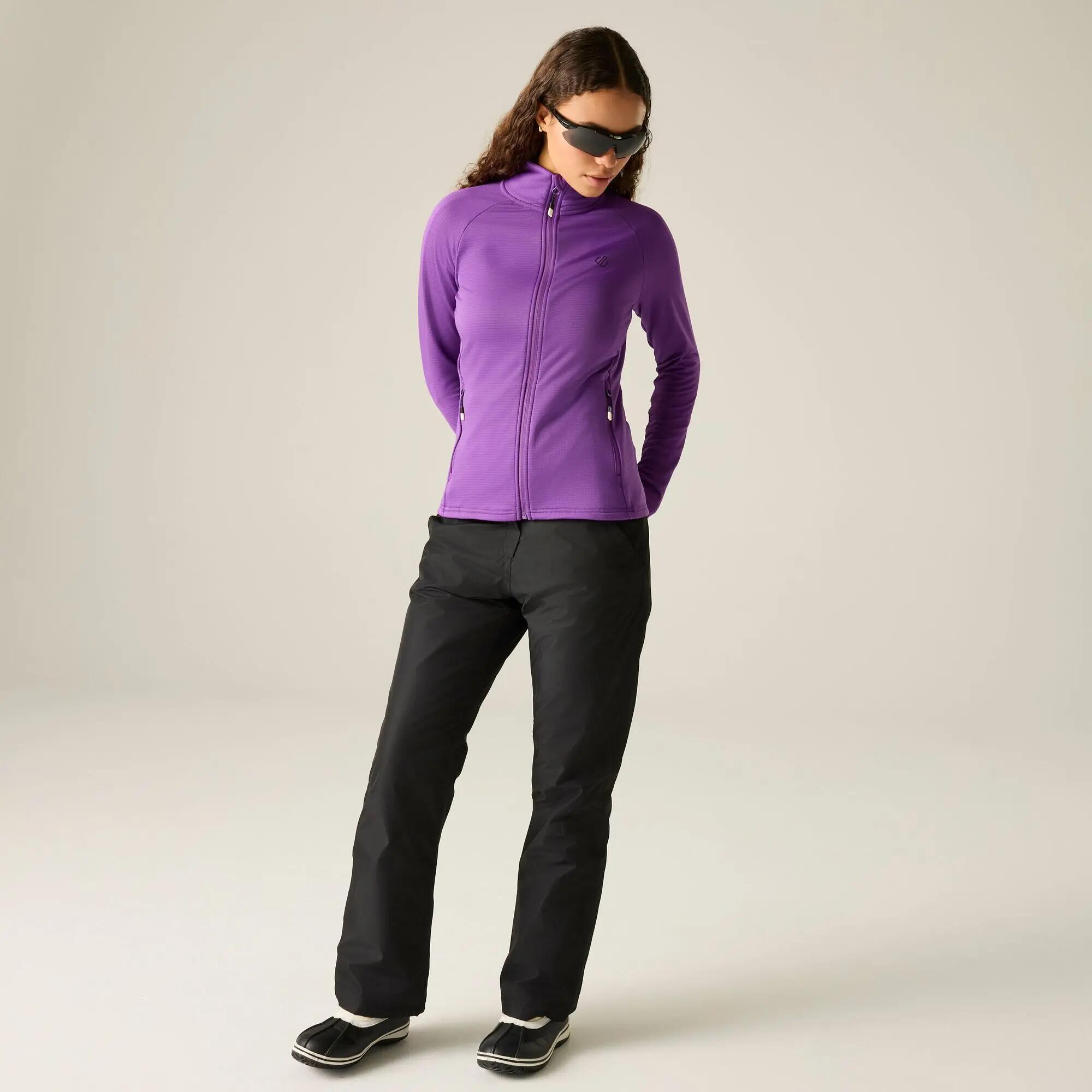 Damska rozciągliwa warstwa środkowa Lowline Full Zip Core 3/9