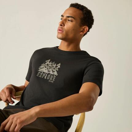T-shirt graphique à manches courtes Cline IX pour homme