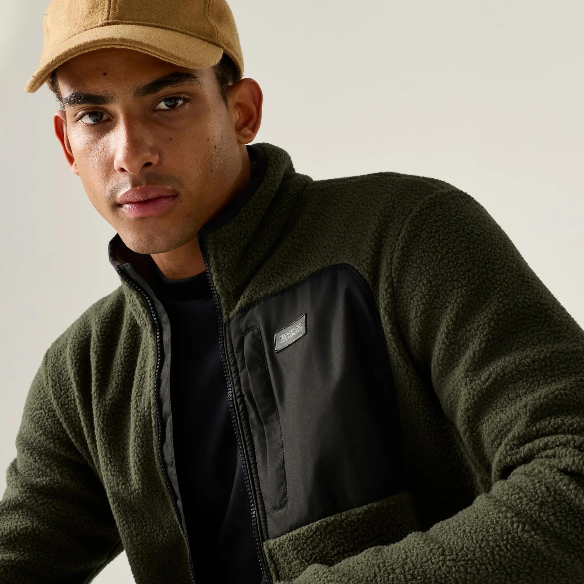 Felpa da uomo Frankie Borg con zip intera 6/10