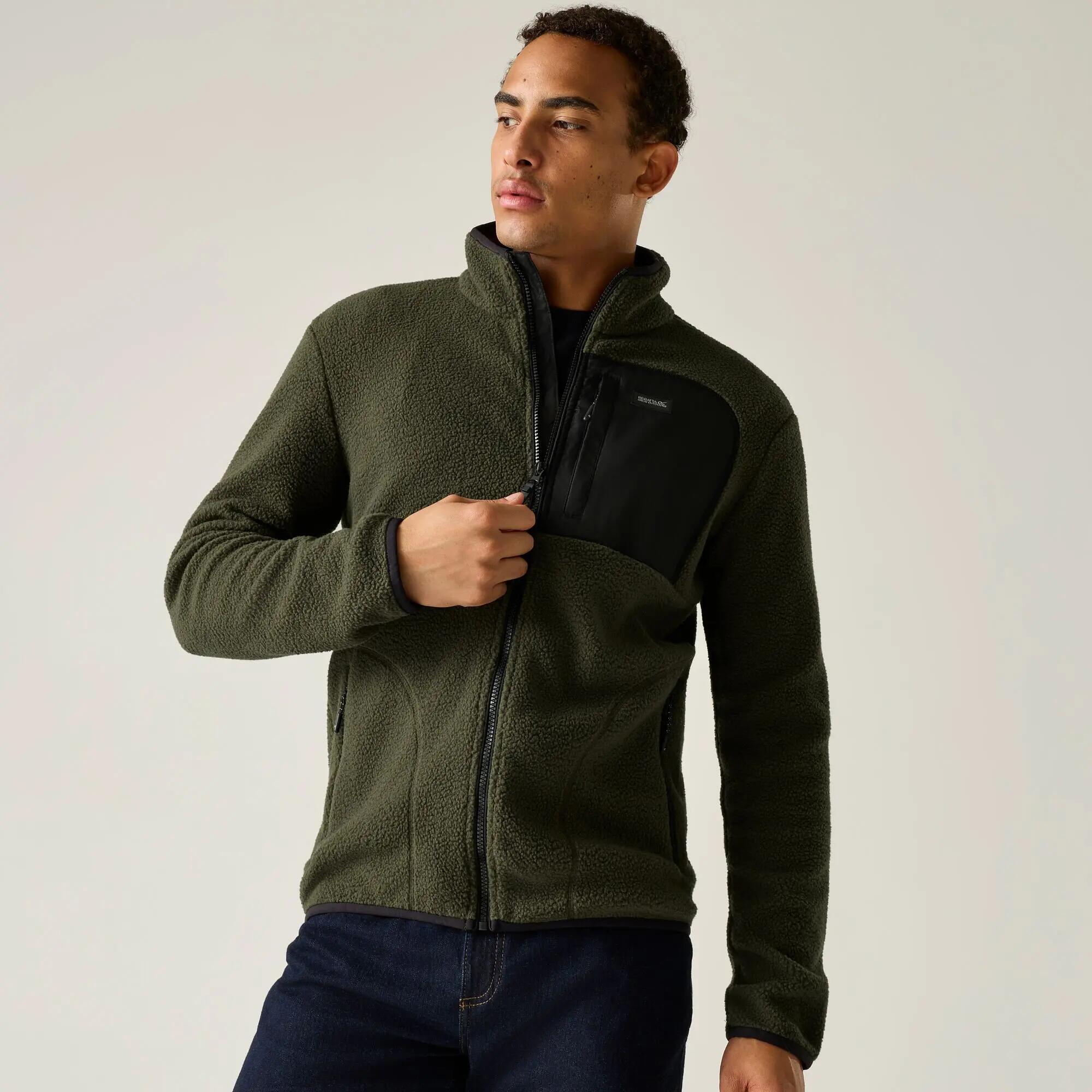 Felpa da uomo Frankie Borg con zip intera 5/10