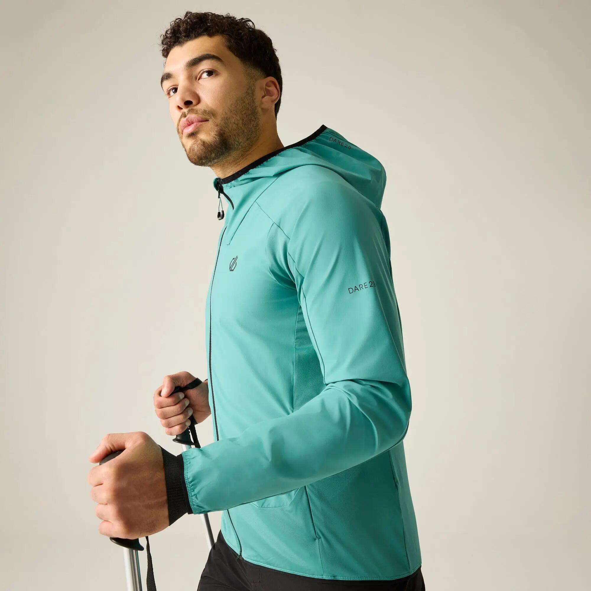 Herren Endurance Wind- und wasserabweisende Stretch-Midlayer-Jacke mit Kapuze 4/10