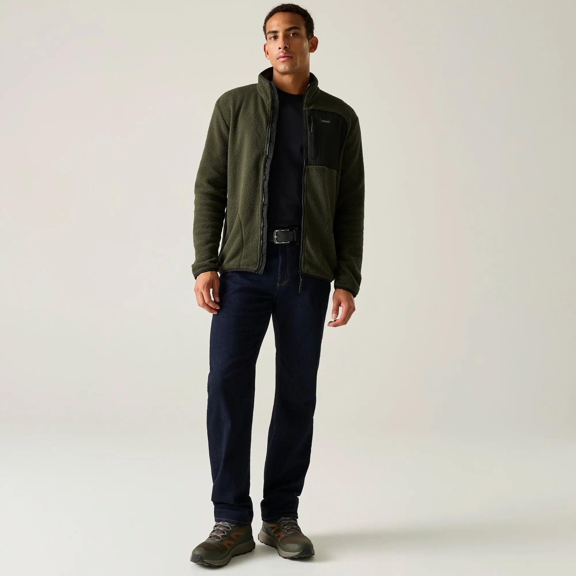 Felpa da uomo Frankie Borg con zip intera 4/10