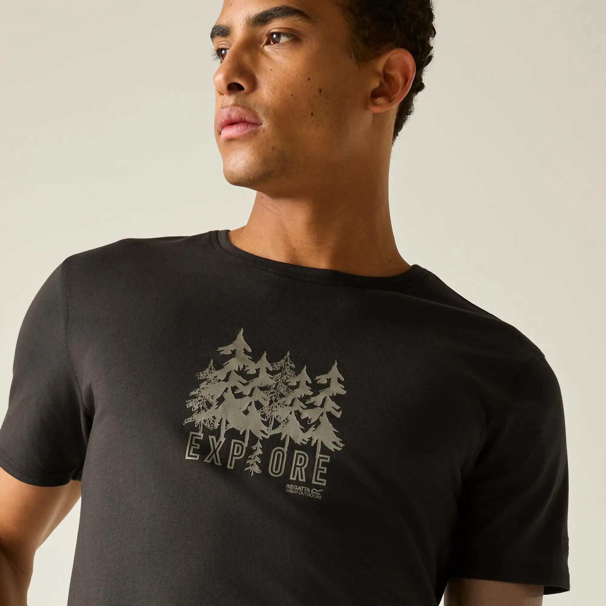 Herren Cline IX Kurzarm-T-Shirt mit Grafik 5/10