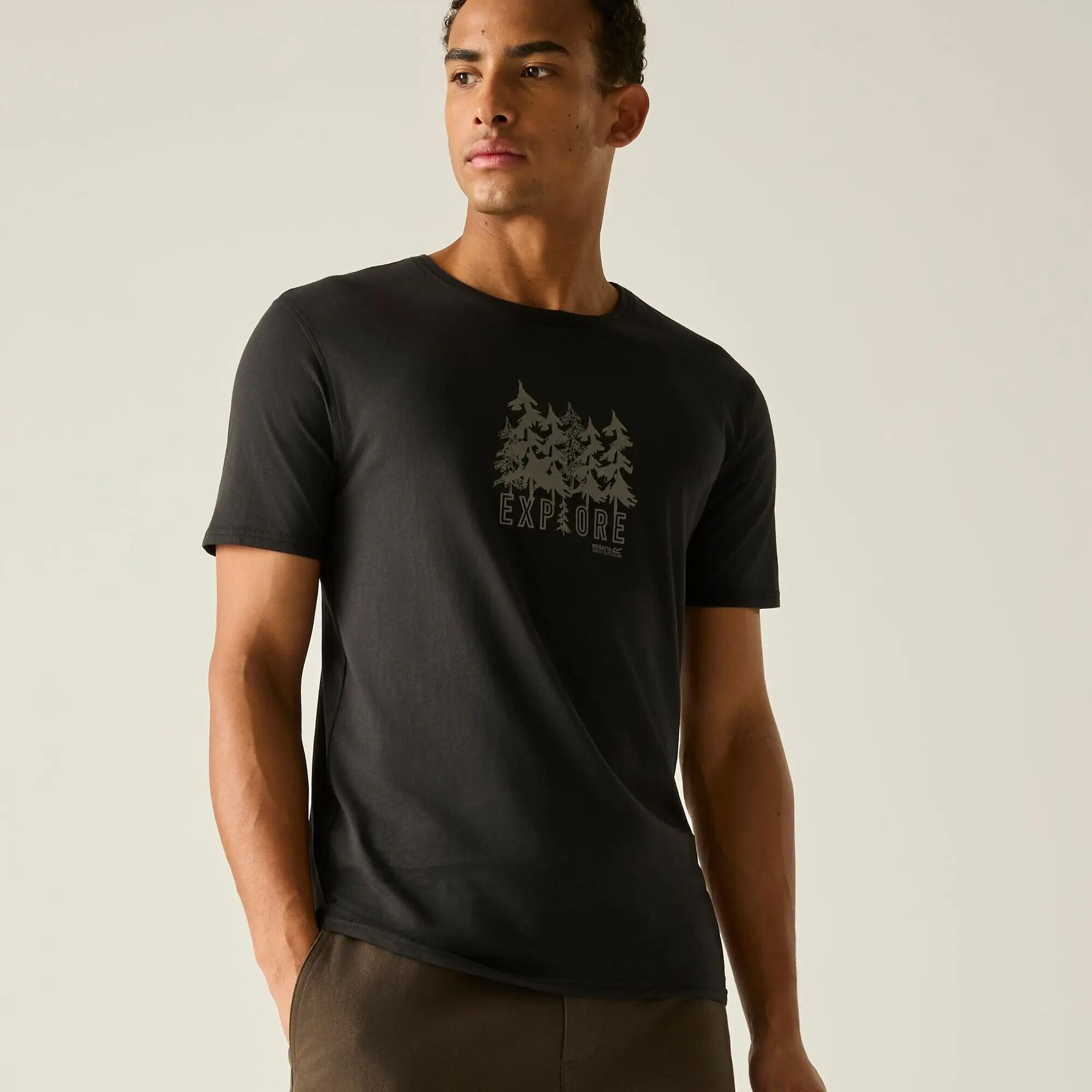 Herren Cline IX Kurzarm-T-Shirt mit Grafik 2/10