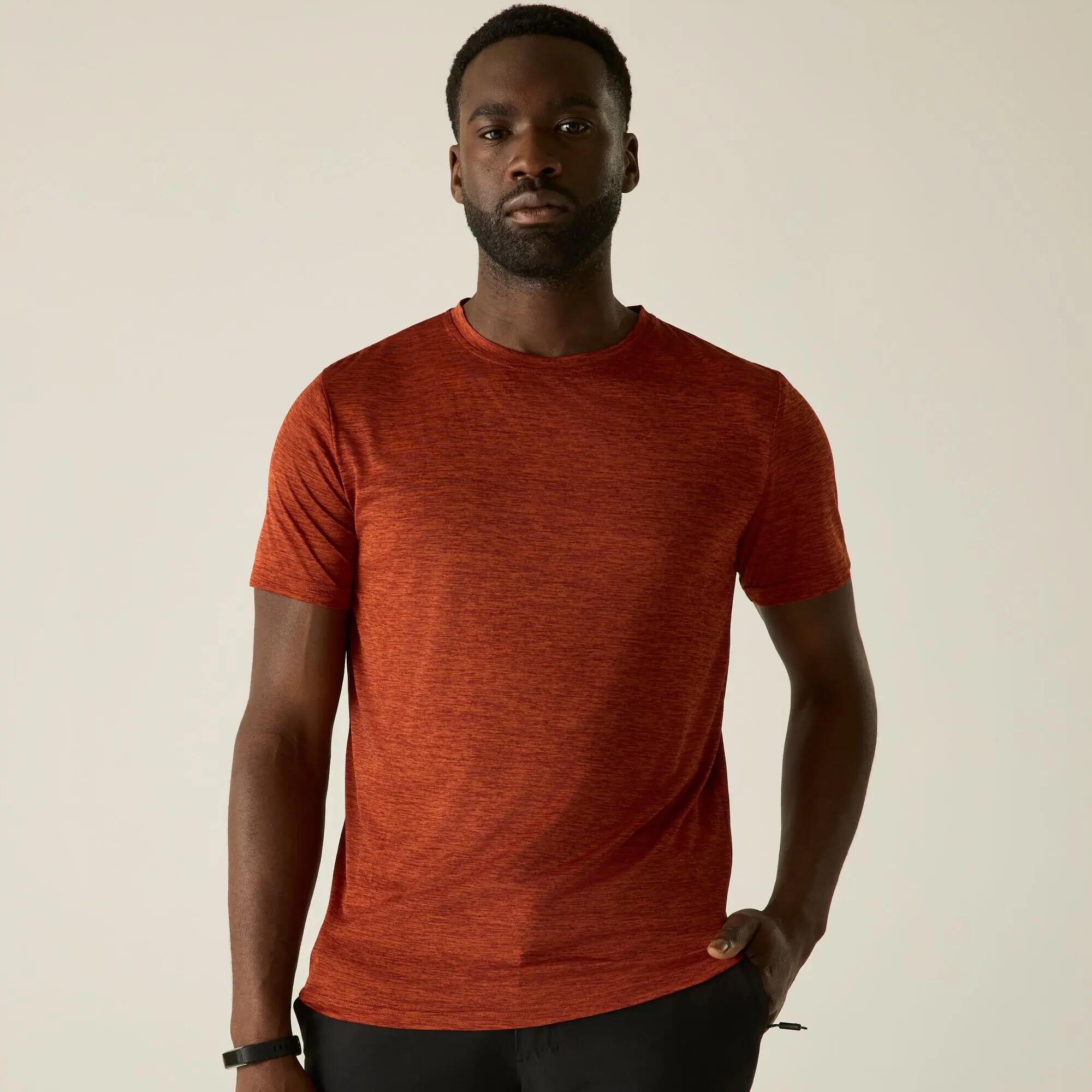 Heren Fingal Edition T-shirt met korte mouwen en gemêleerd patroon 2/10