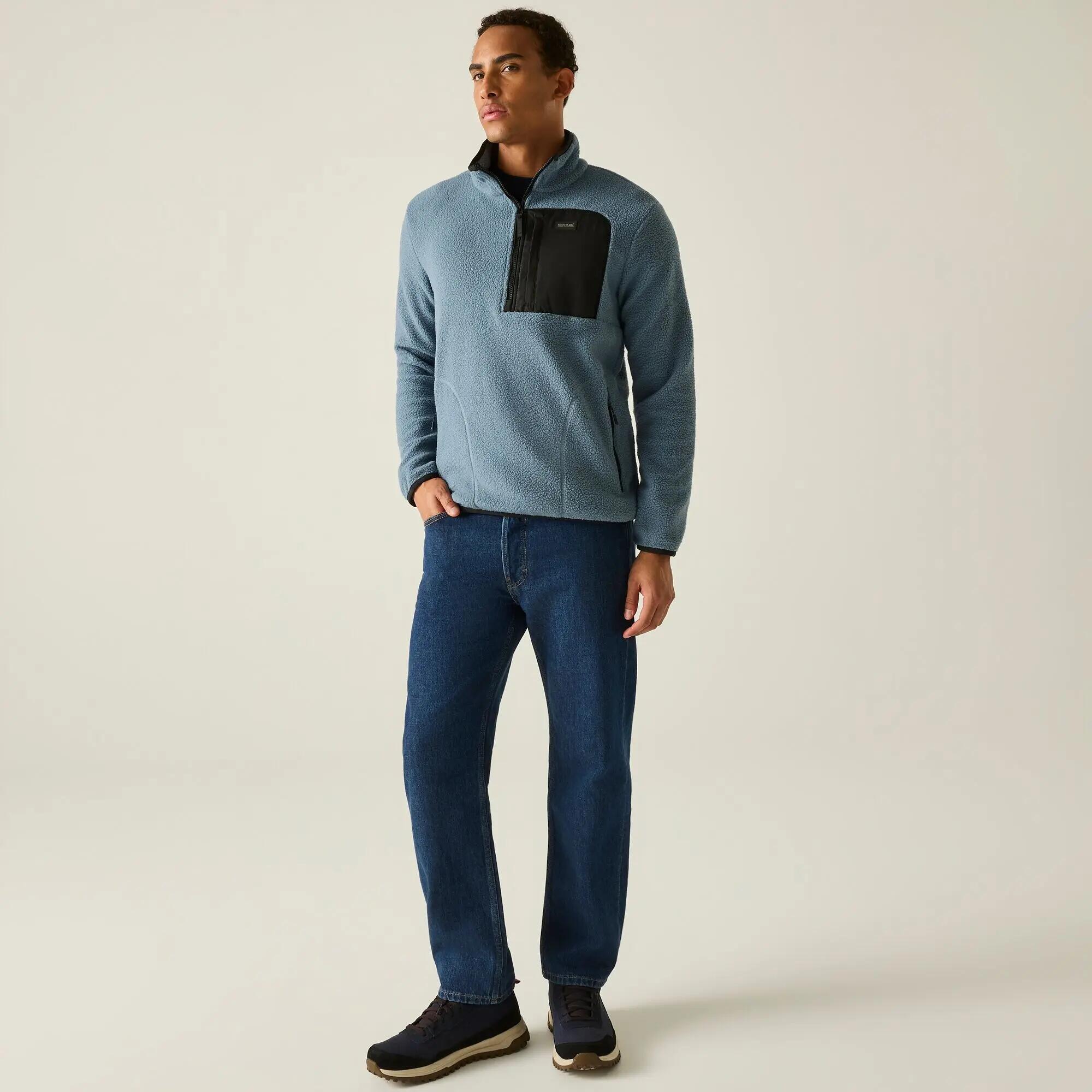 Polaire à demi-zip Frankie Borg pour homme 5/10