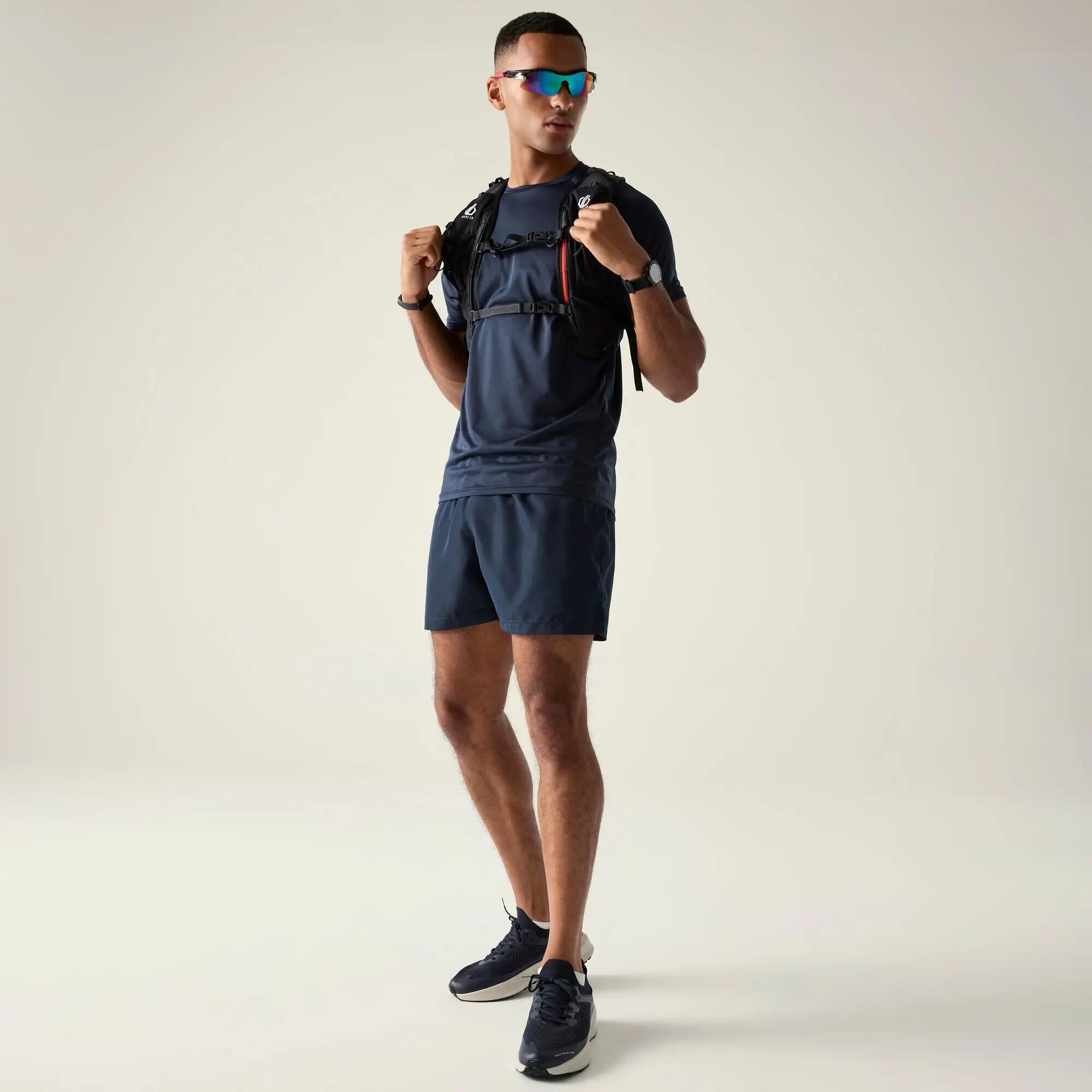 T-shirt Korte Mouwen Wandelen Heren 3/8