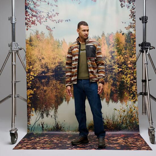 Polaire zippée intégrale Frankie Borg pour homme