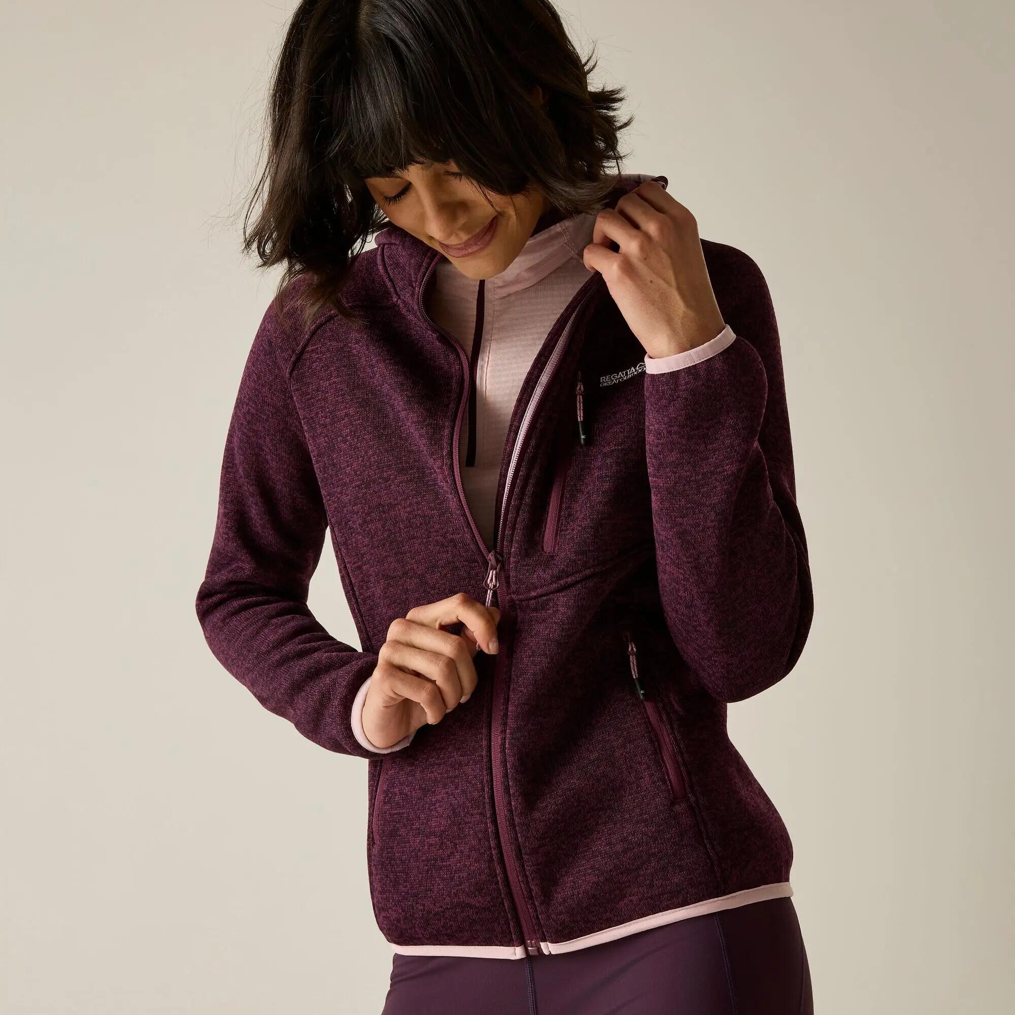 Newhill lichtgewicht fleece vest met capuchon voor dames 6/10