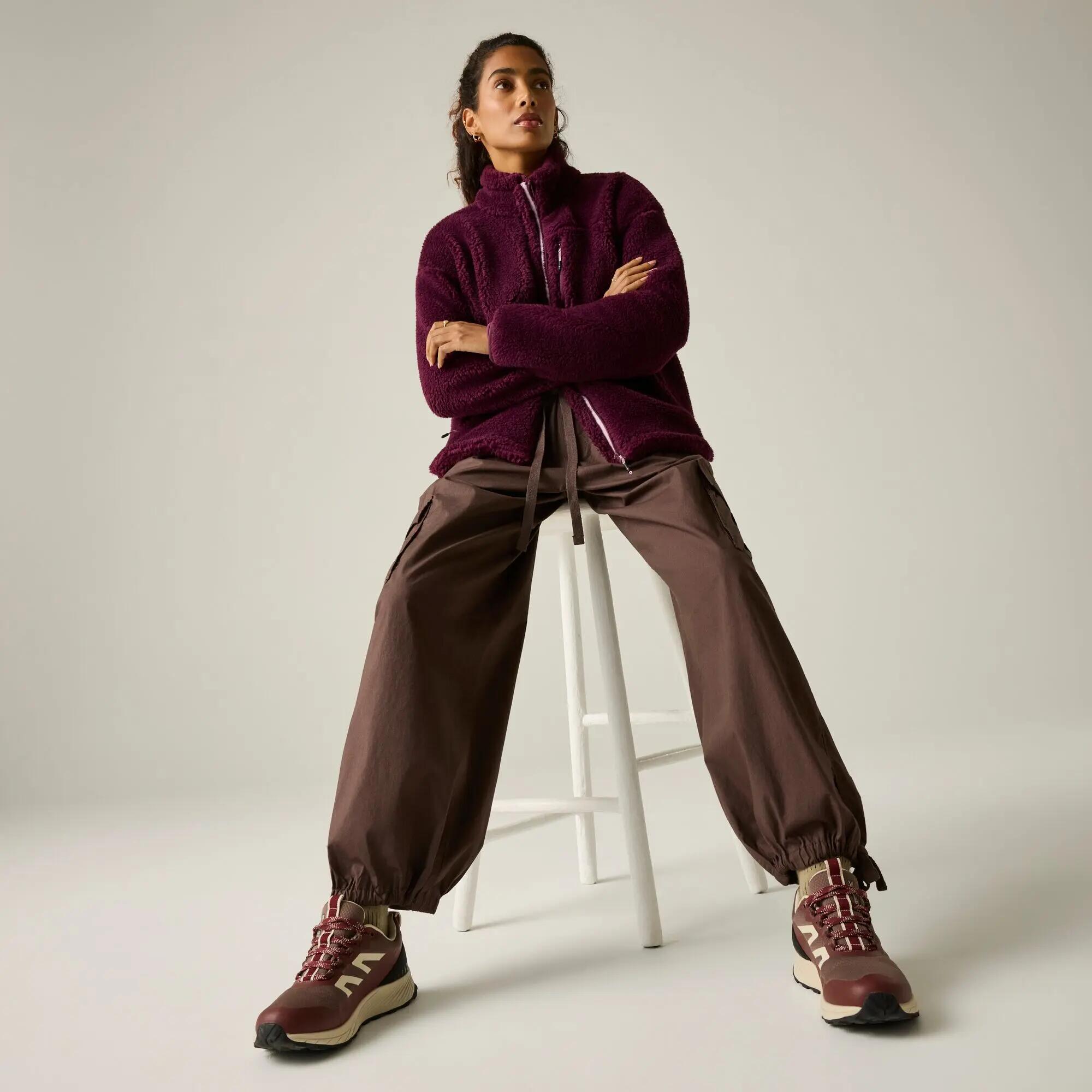 Roswind Damen-Fleecejacke mit durchgehendem Reißverschluss, wasserabweisend, 5/11