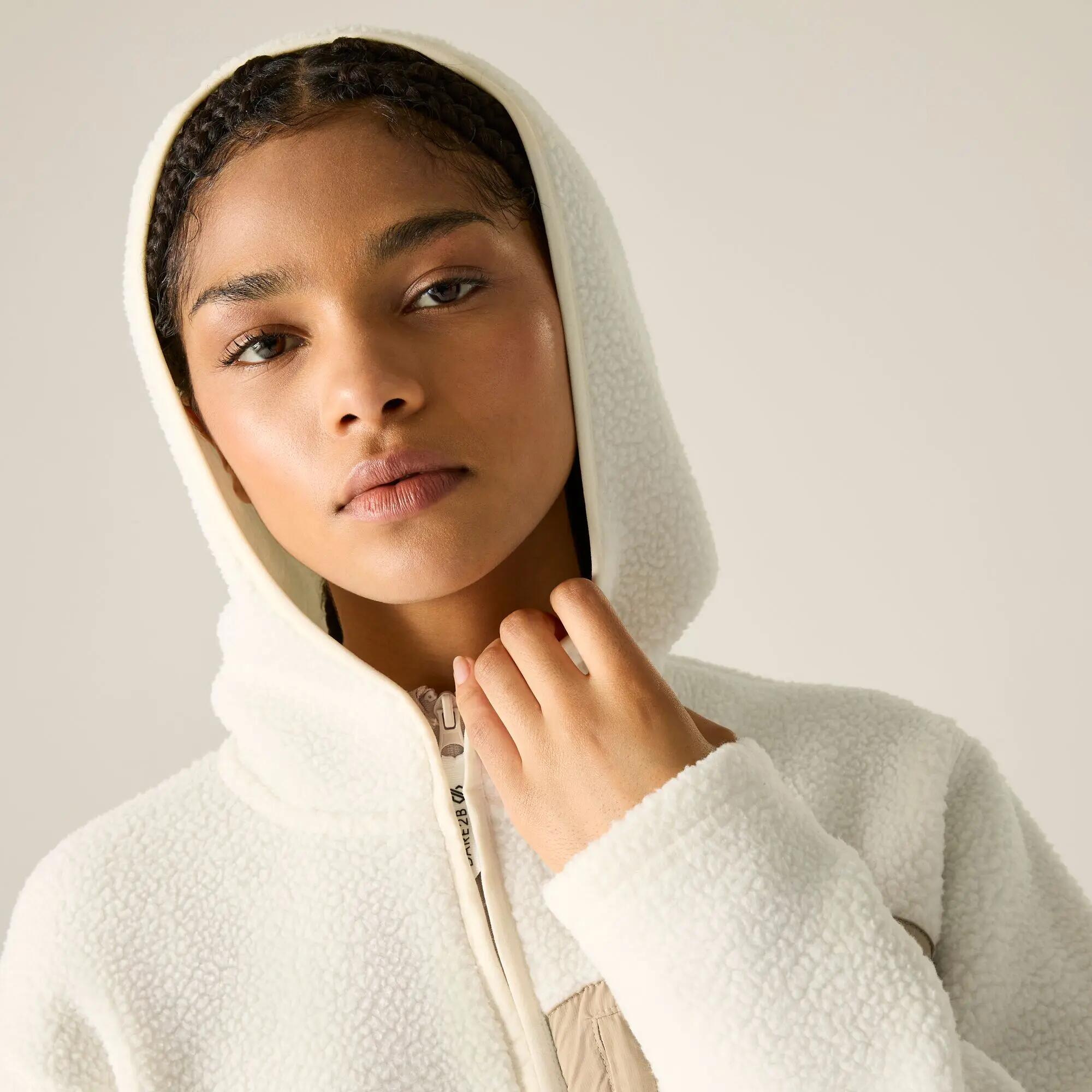 Firn Damen-Fleecejacke mit Kapuze und Borg-Fleece 6/10