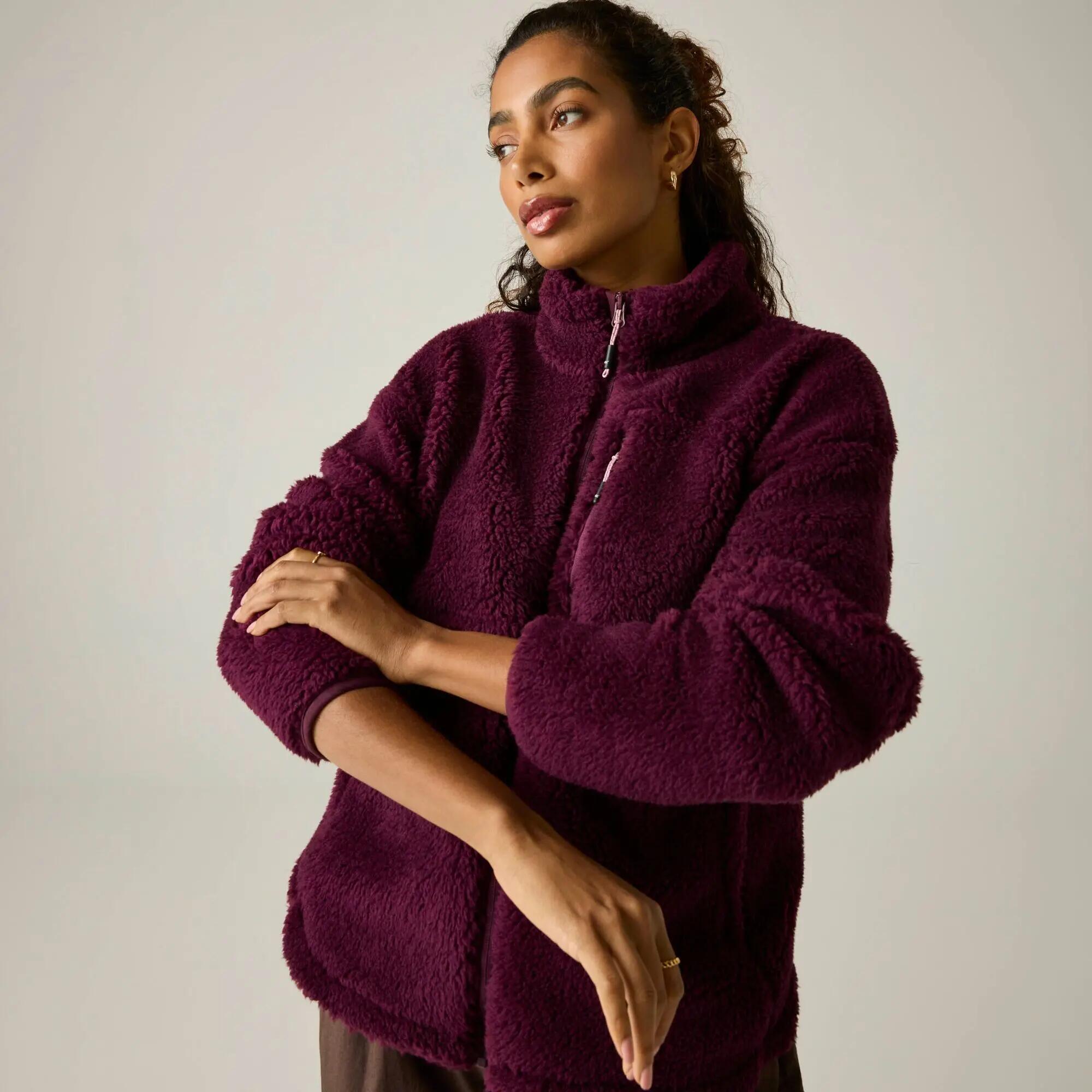 Roswind Damen-Fleecejacke mit durchgehendem Reißverschluss, wasserabweisend, 2/11