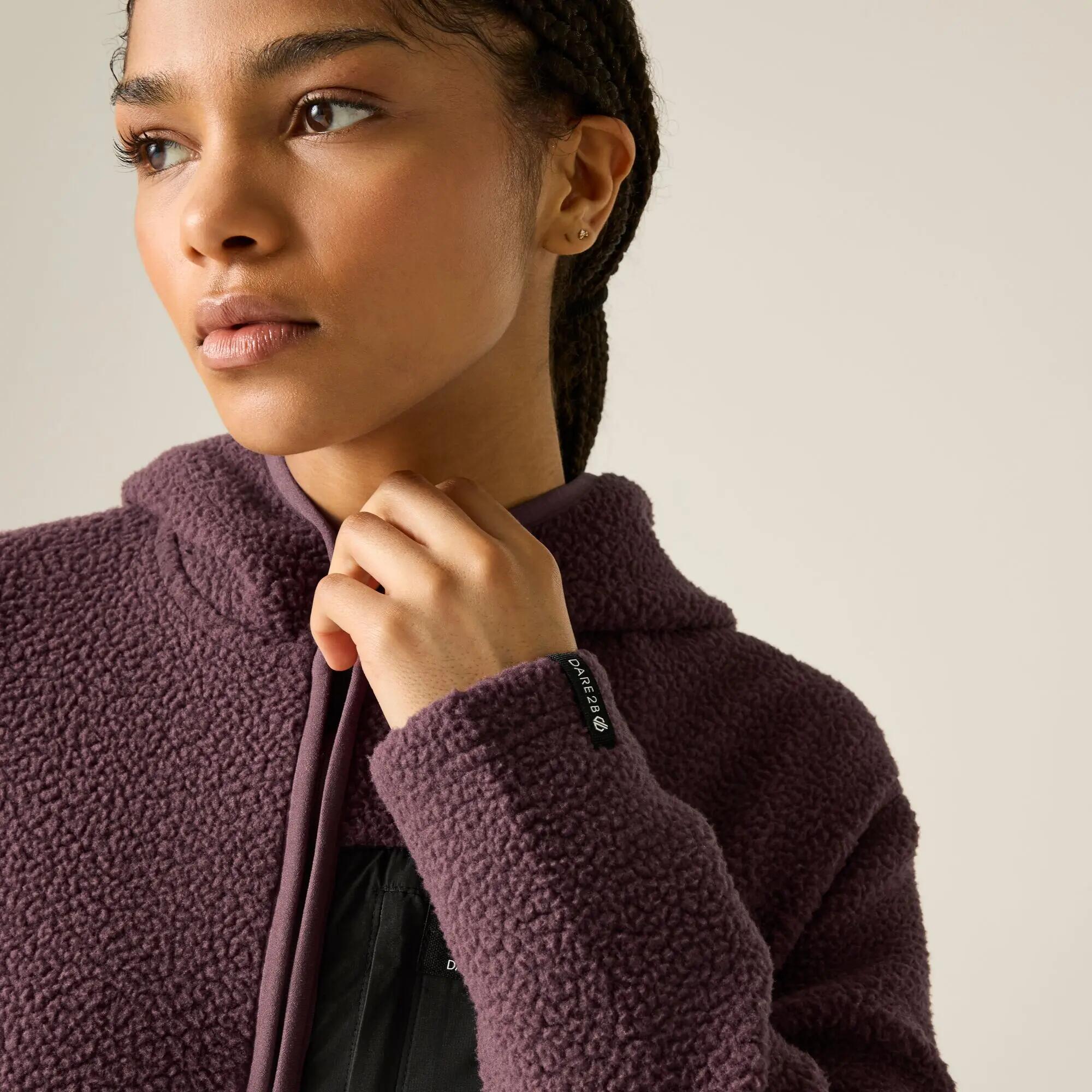 Dames Firn Hooded Borg Fleece 5/10