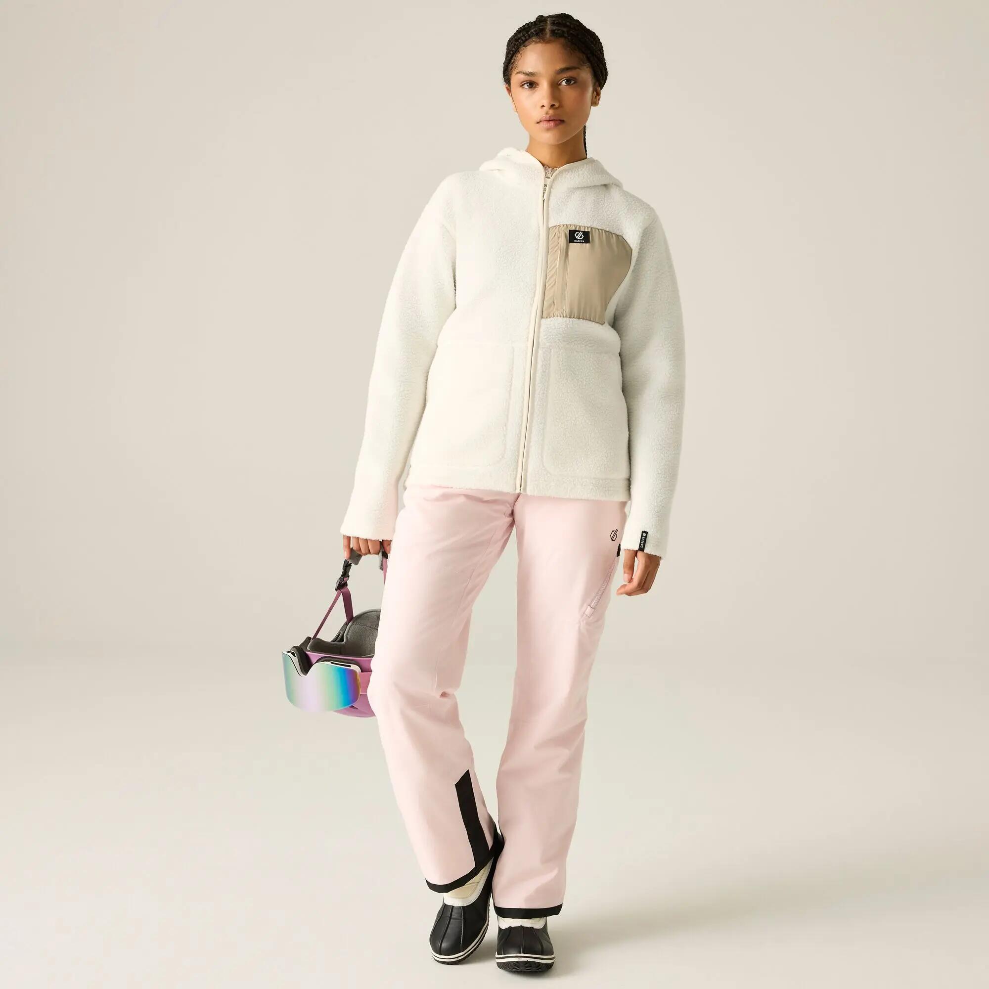 Firn Damen-Fleecejacke mit Kapuze und Borg-Fleece 3/10