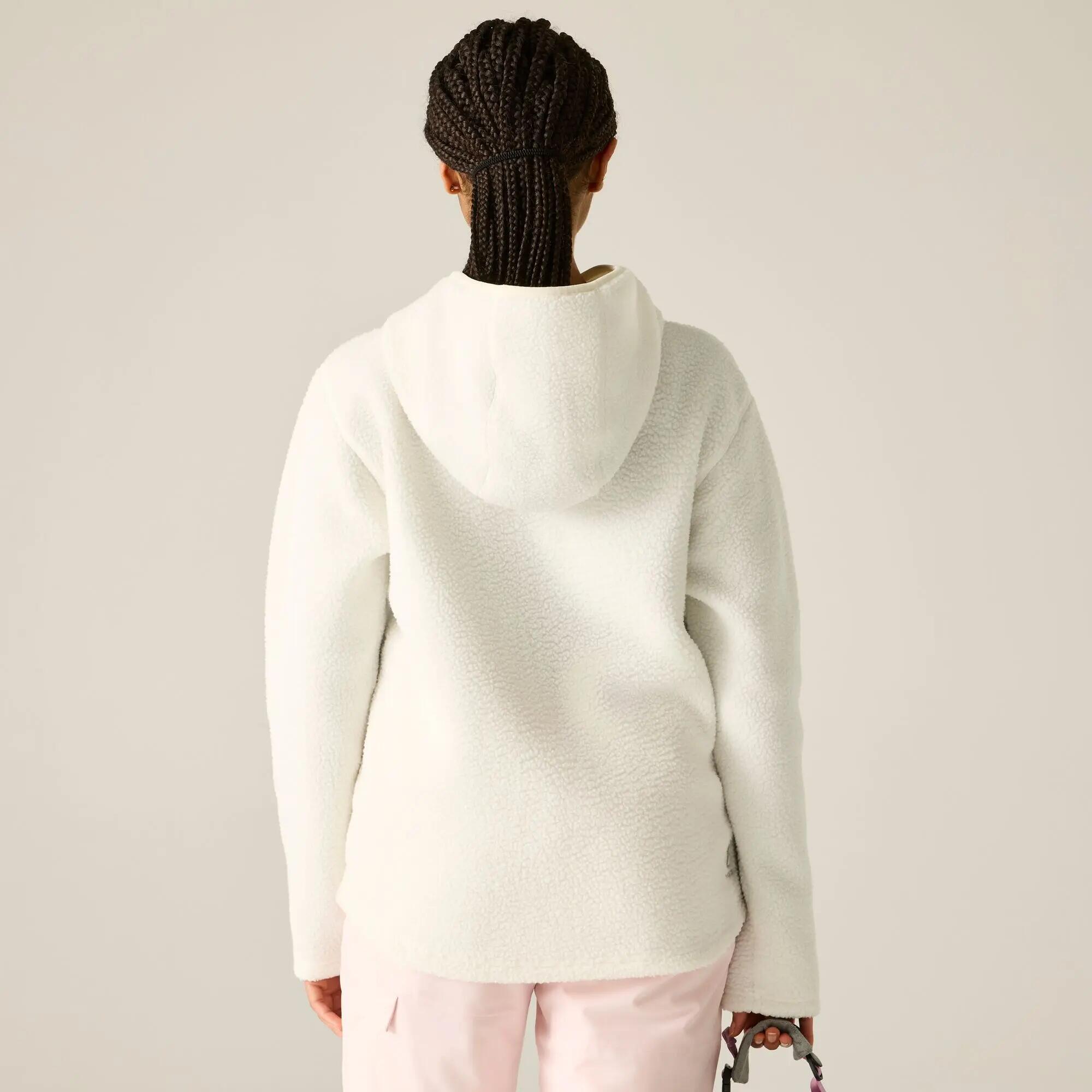 Firn Damen-Fleecejacke mit Kapuze und Borg-Fleece 2/10
