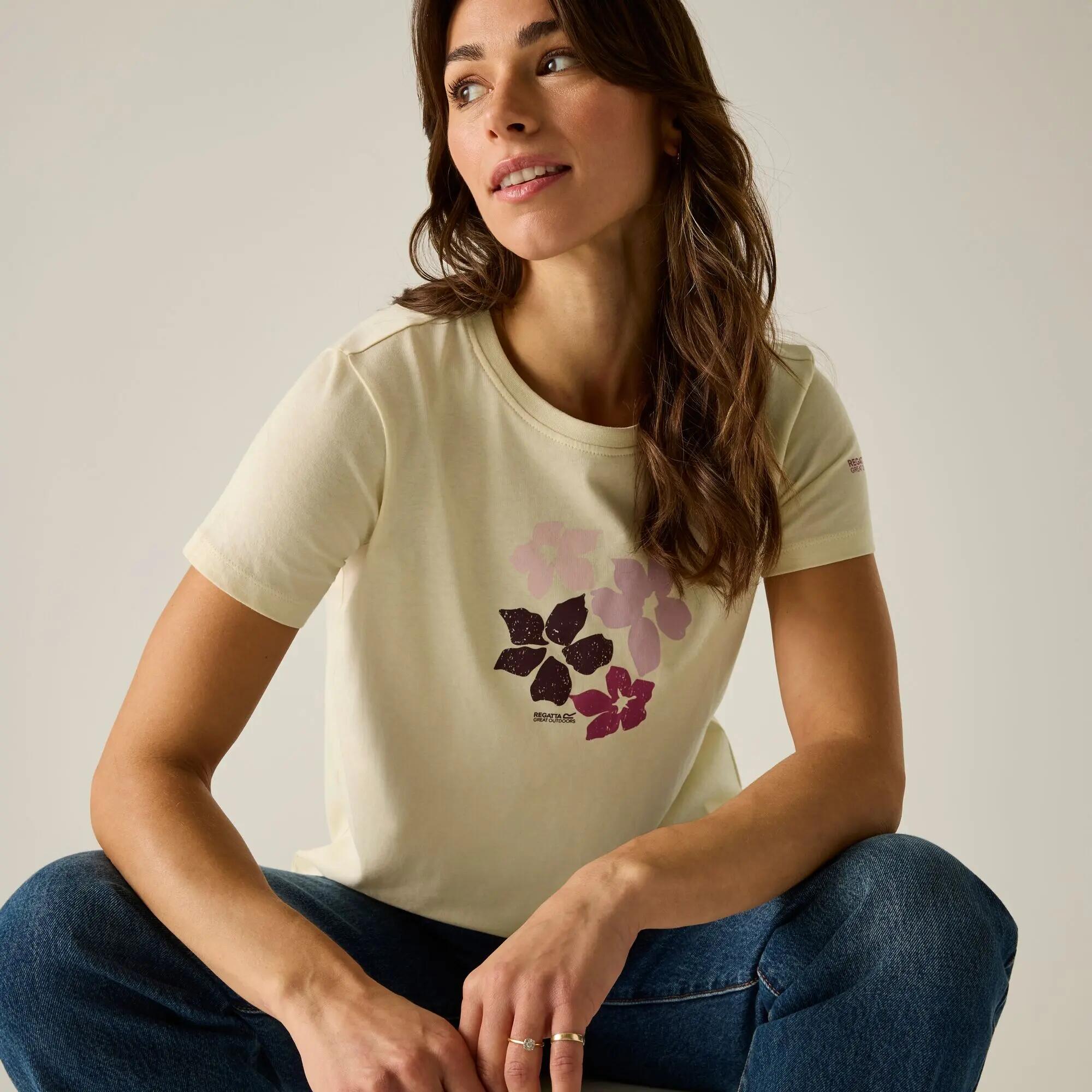 Dames Filandra IX T-shirt met korte mouwen en grafische print 5/10